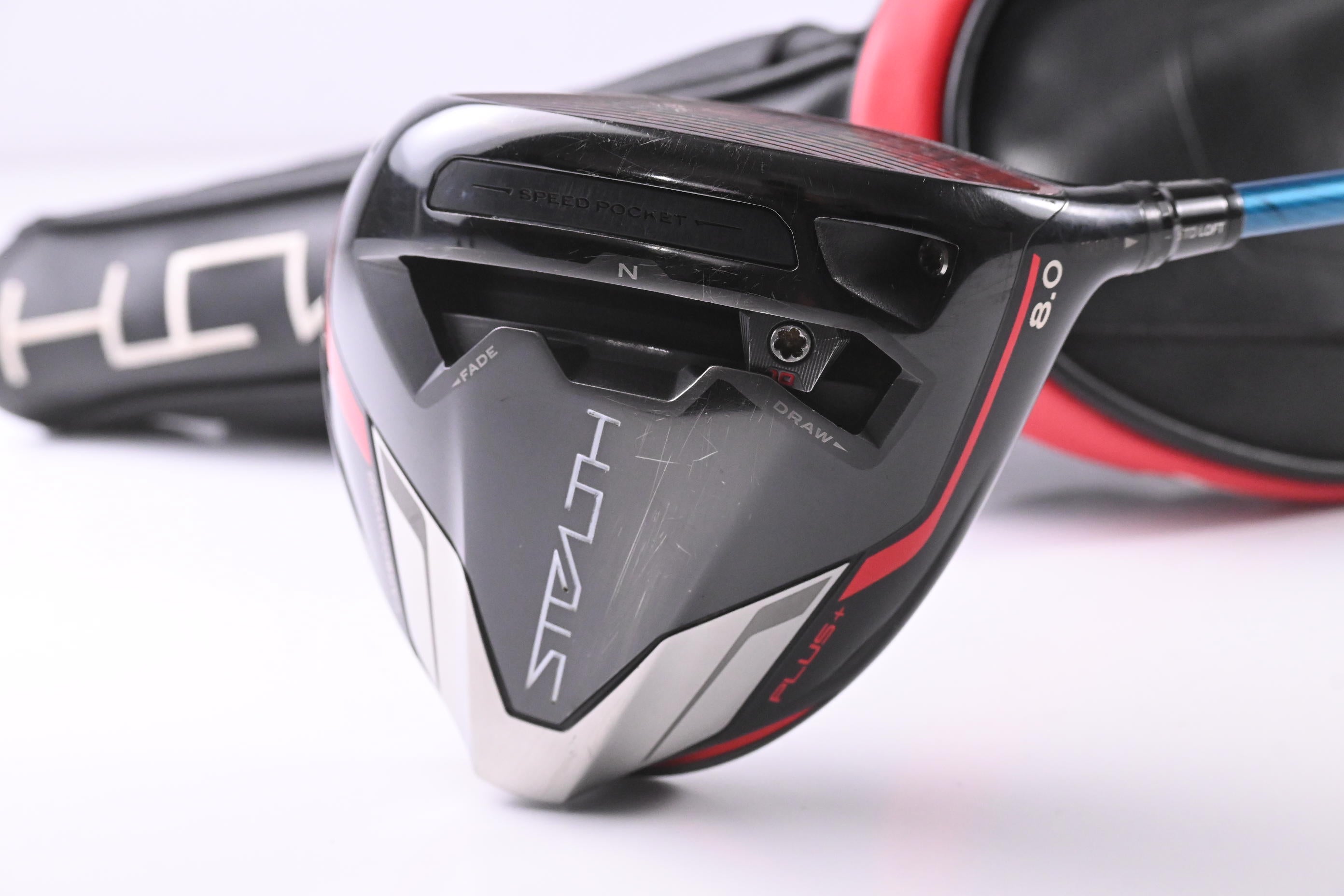 Taylormade Stealth Plus Driver / 8 Degree / Stiff Flex Evenflow Blue 65 Shaft