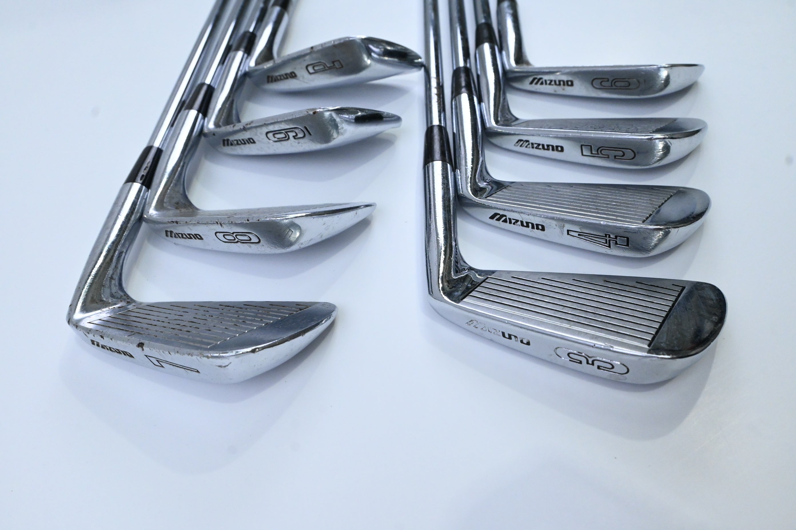 Left Hand Mizuno Tour Proven Irons / 3-PW / Regular Flex Dynamic Gold R400