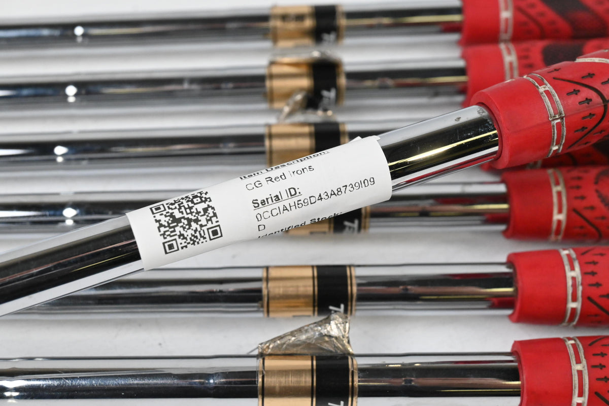Cleveland CG Red Irons / 4-PW / Regular Flex Dynamic Gold R300 Shafts