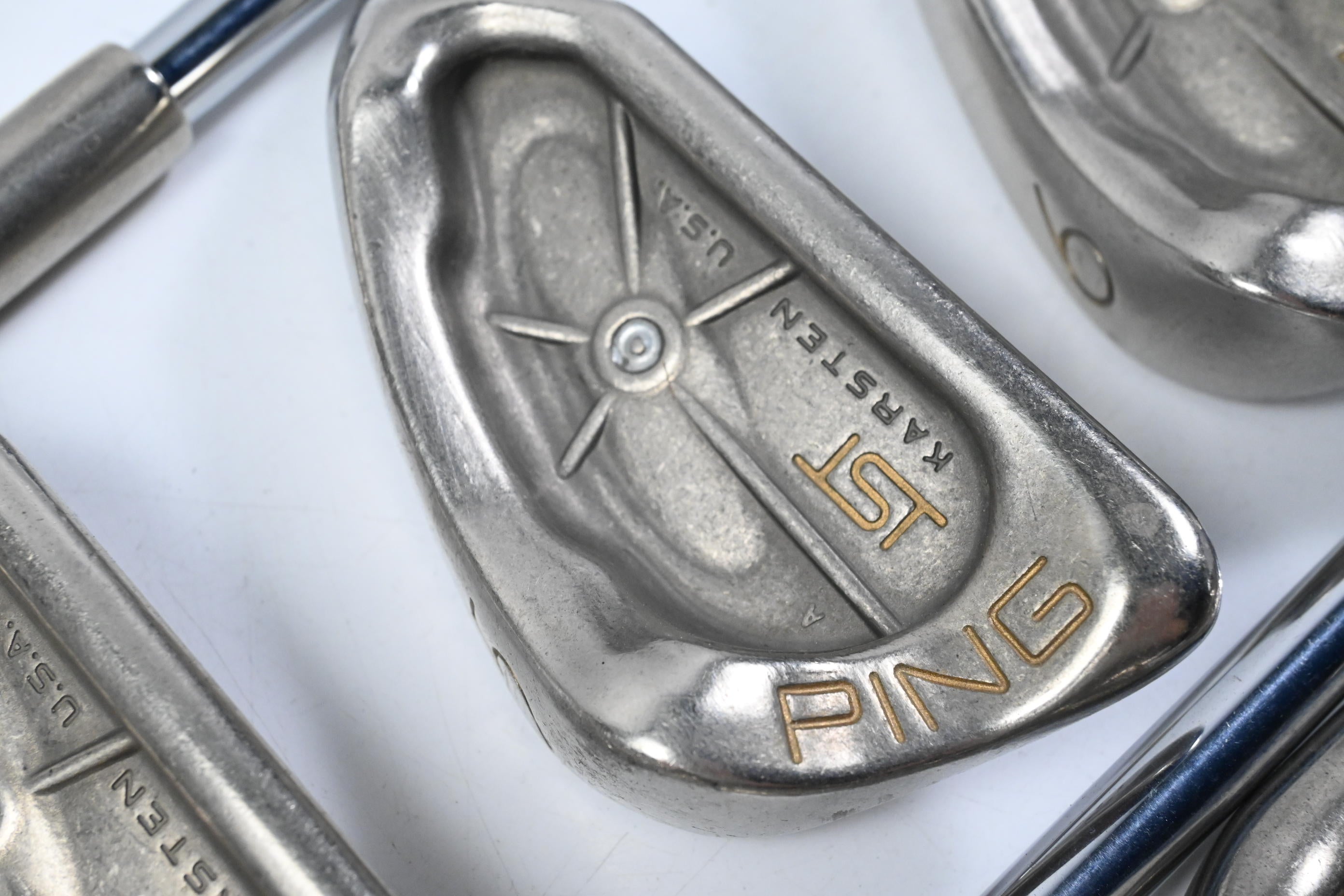 Ping ISI Nickel Irons / 4-PW+SW / Silver Dot / Regular Flex Ping Cushin Shafts