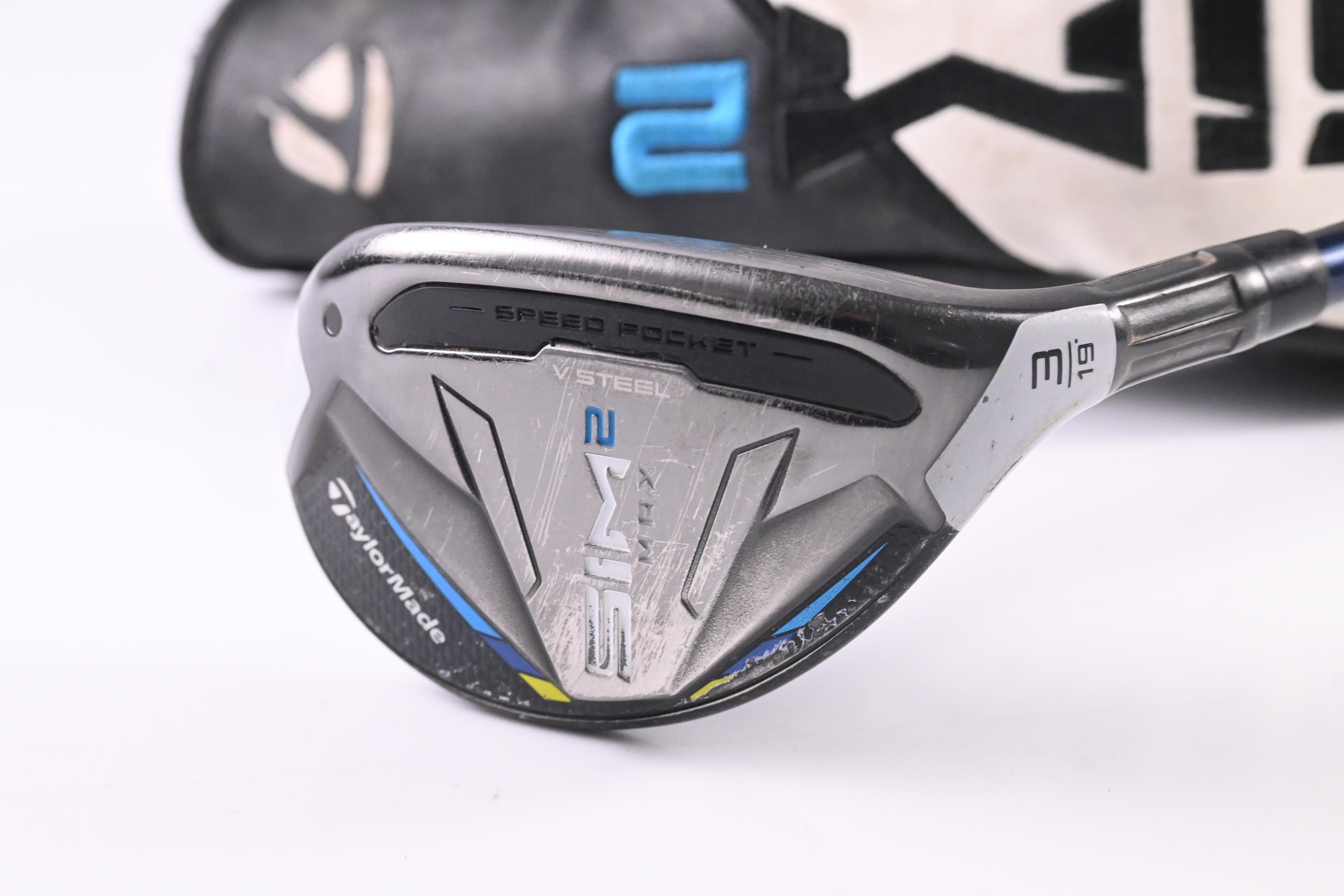 Taylormade SIM2 Max #3 Hybrid / 19 Degree / Regular Flex Ventus Blue 6 Shaft