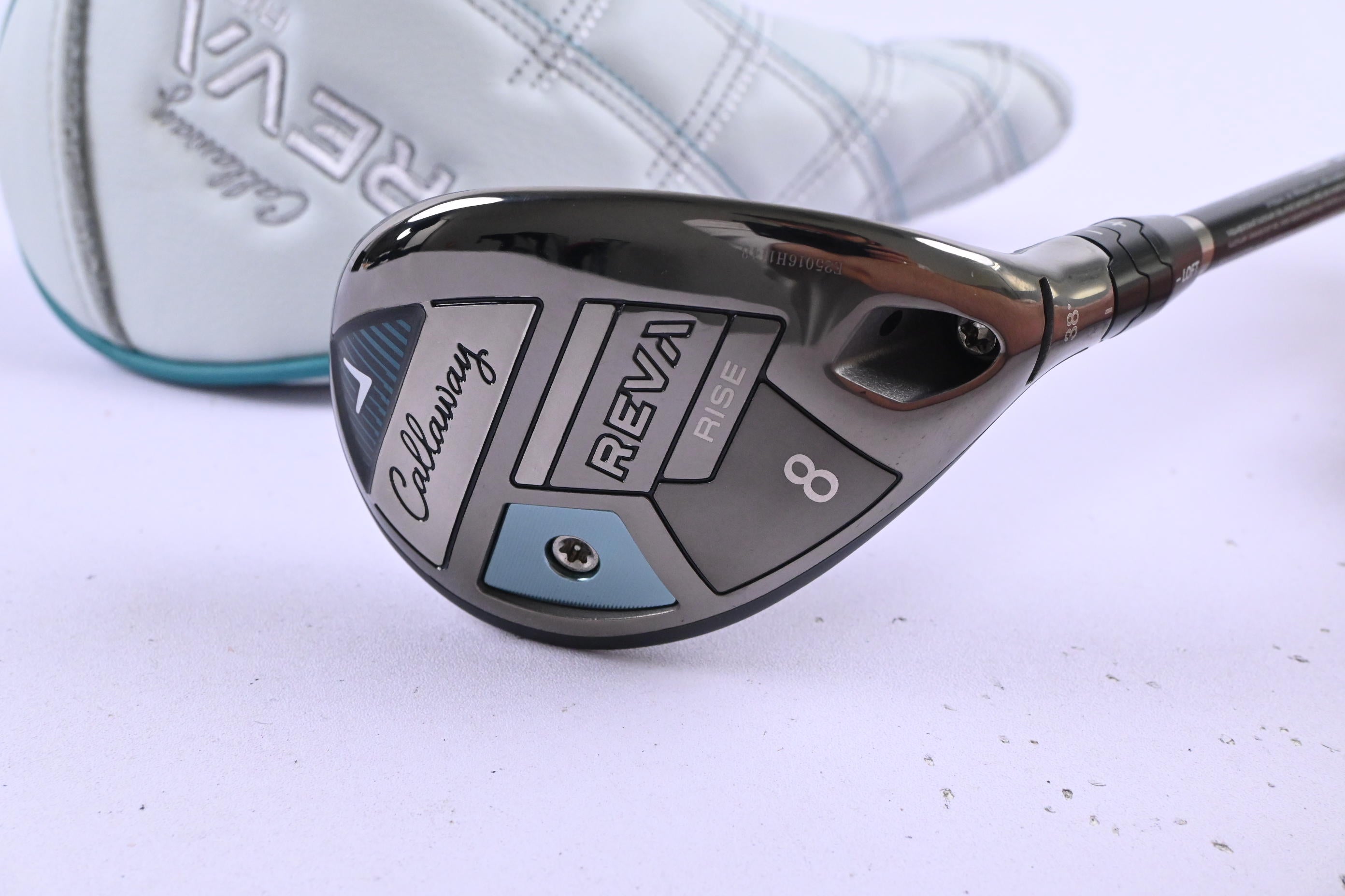 Ladies Callaway Reva Rise #8 Hybrid / 38 Degree / Ladies Flex UST LIN-Q LTE