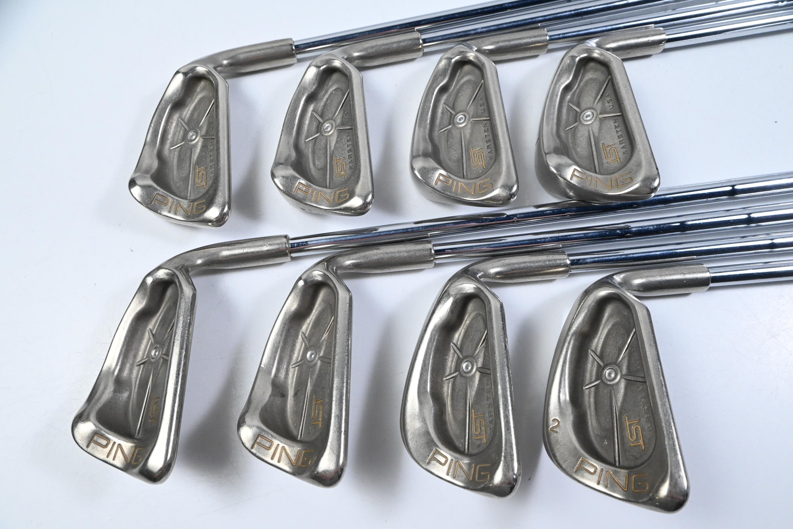 Ping ISI Nickel Irons / 4-PW+SW / Silver Dot / Regular Flex Ping Cushin Shafts