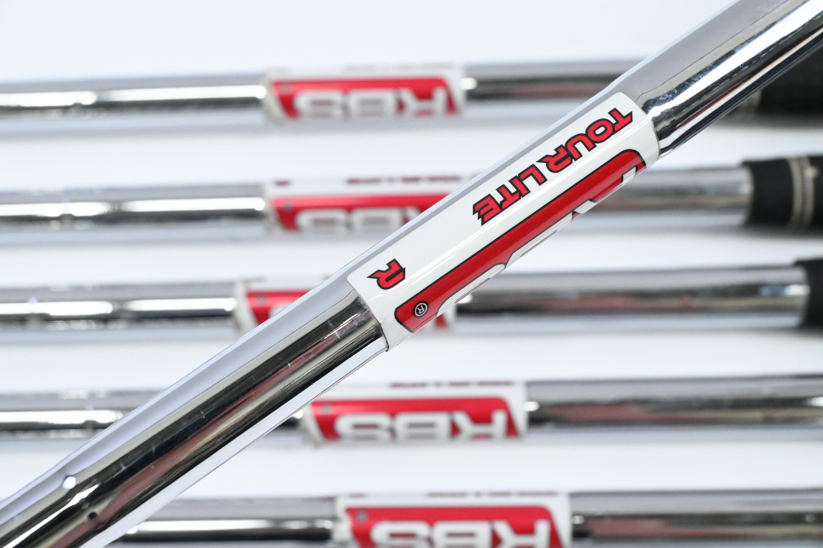 Left Hand Wilson Dynapwr Forged Irons / 5-PW+GW / Regular Flex KBS Tour Lite