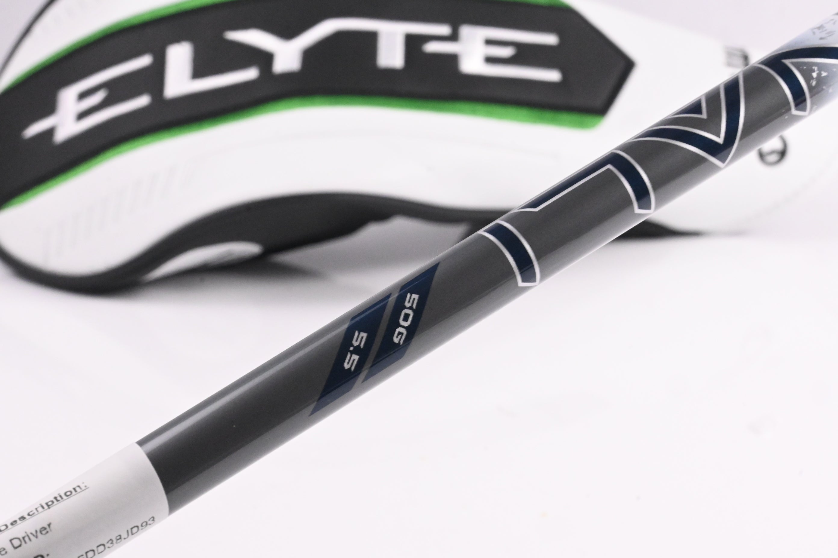 Callaway Elyte Driver / 9 Degree / Regular Flex Denali Charcoal 50 Shaft