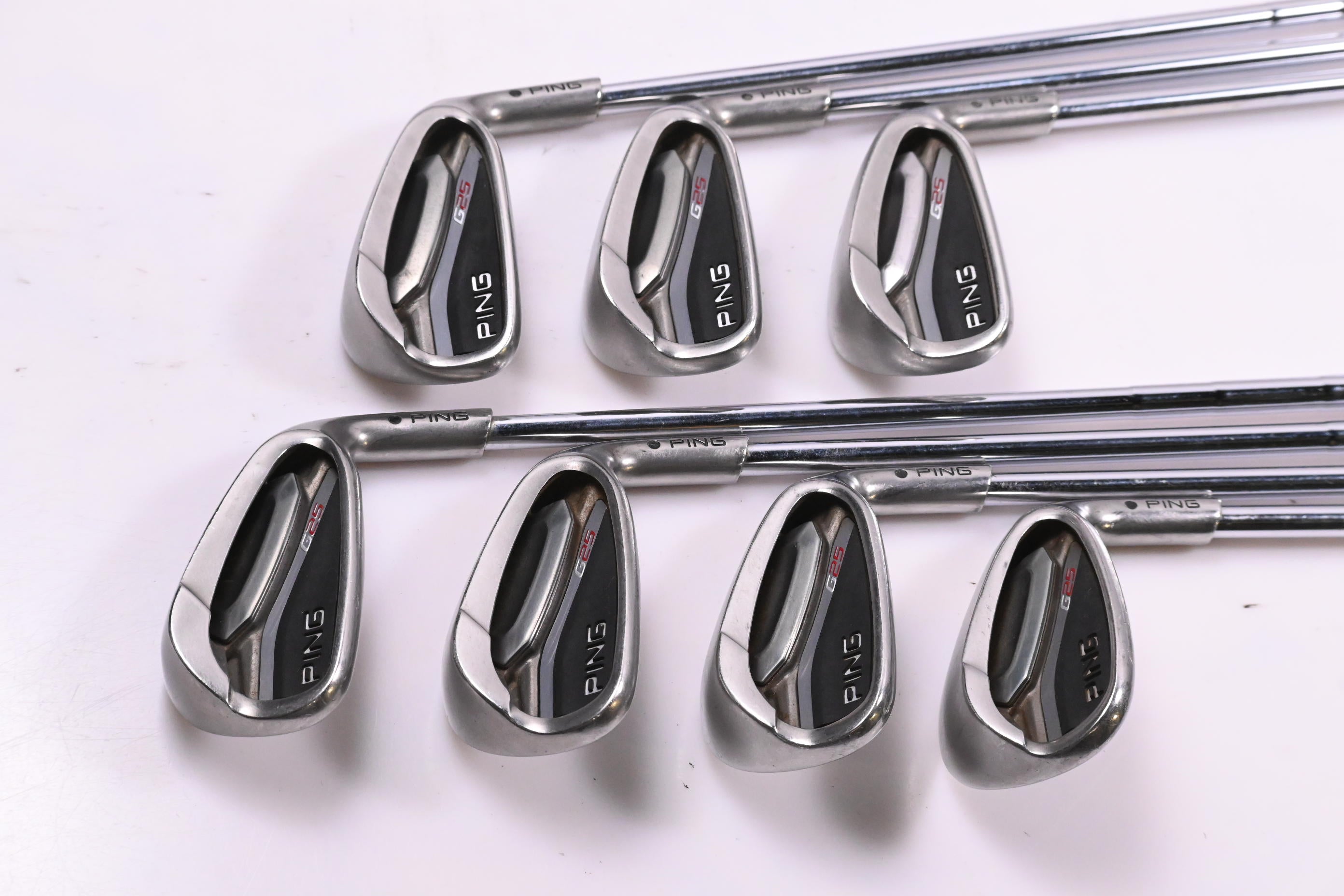 Ping G25 Irons / 5-PW+SW / Black Dot / Regular Flex Ping CFS Shaft