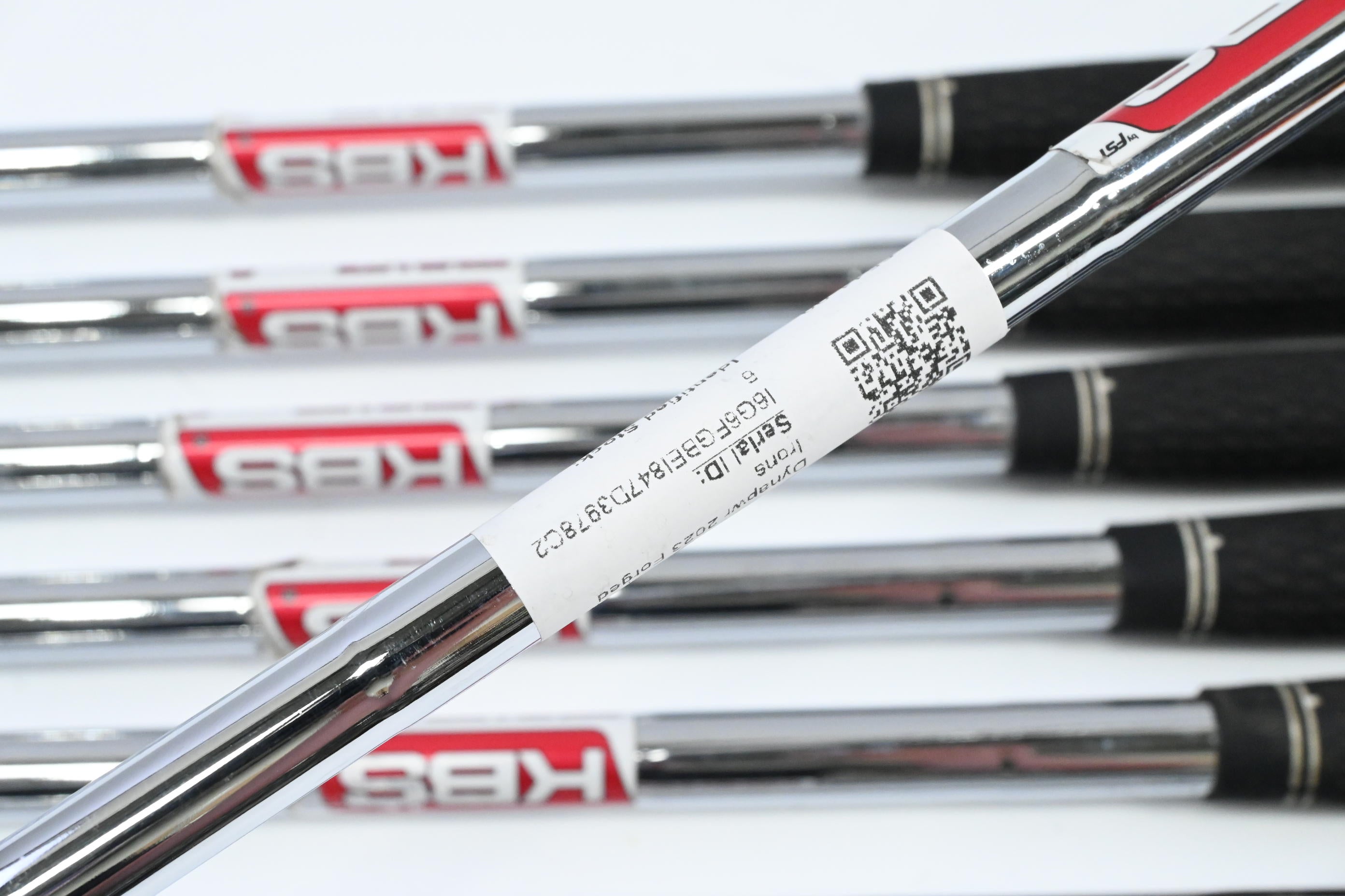 Left Hand Wilson Dynapwr Forged Irons / 5-PW+GW / Regular Flex KBS Tour Lite