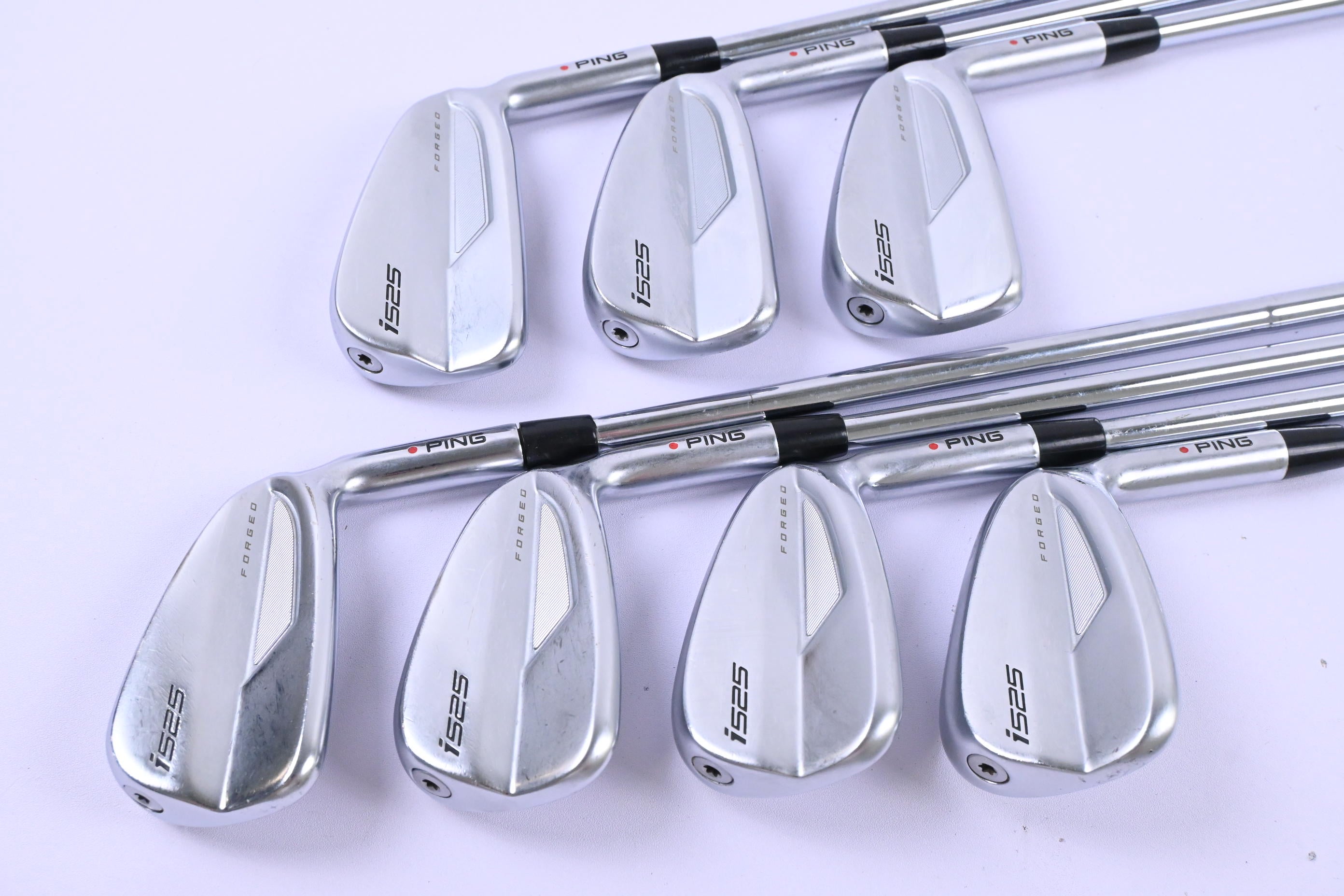 Ping i525 Irons / 4-PW / Red Dot / Stiff Flex Dynamic Gold 120 S300 Shafts