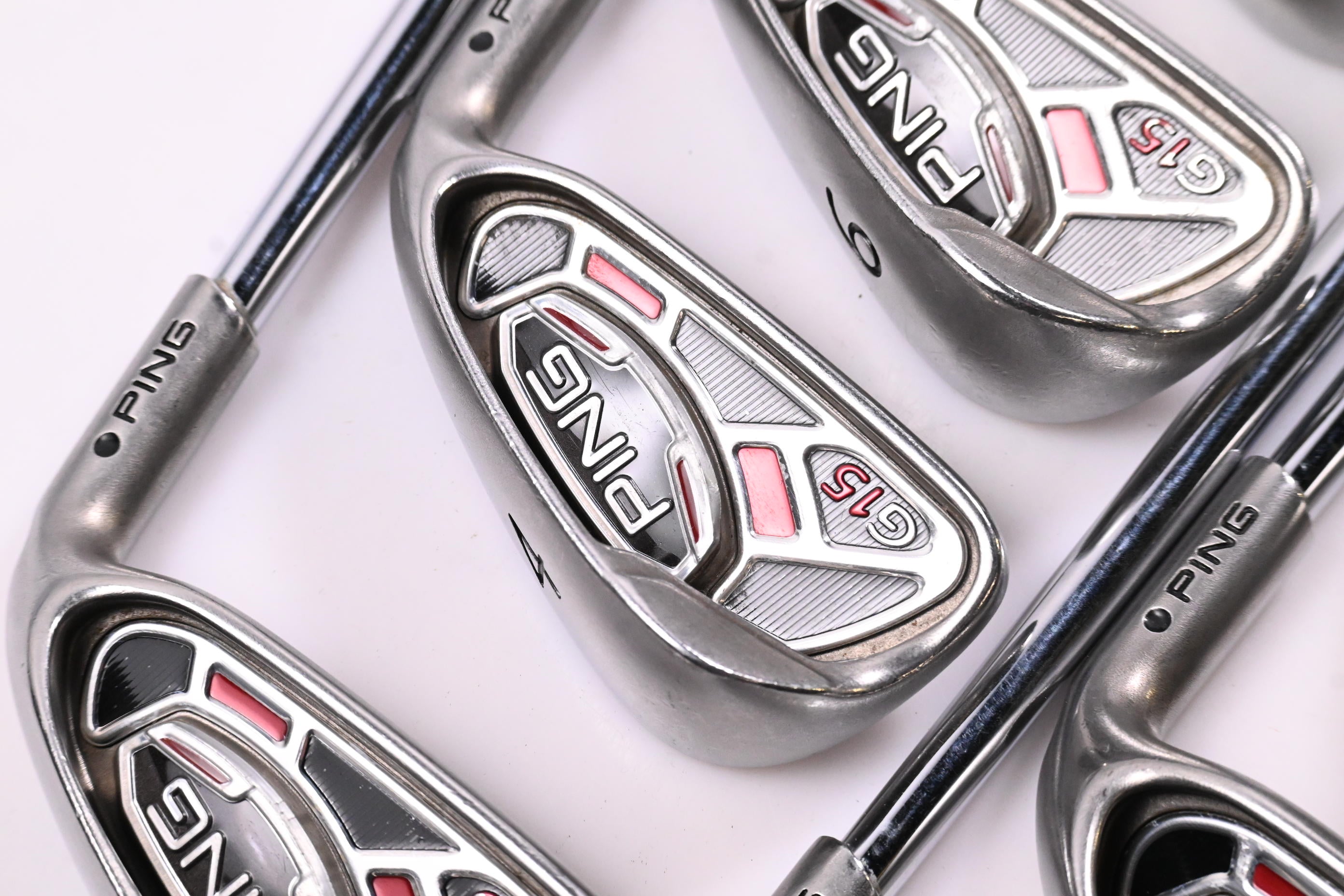 Ping G15 Irons / 4-PW+SW / Black Dot / Regular Flex Ping AWT Shafts