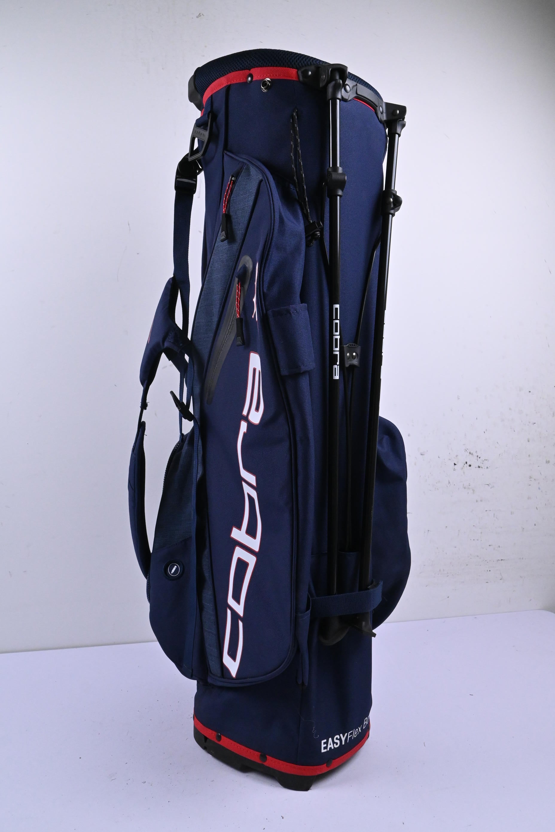 Cobra Stand Bag / 5-Way Divider / Blue, White & Red