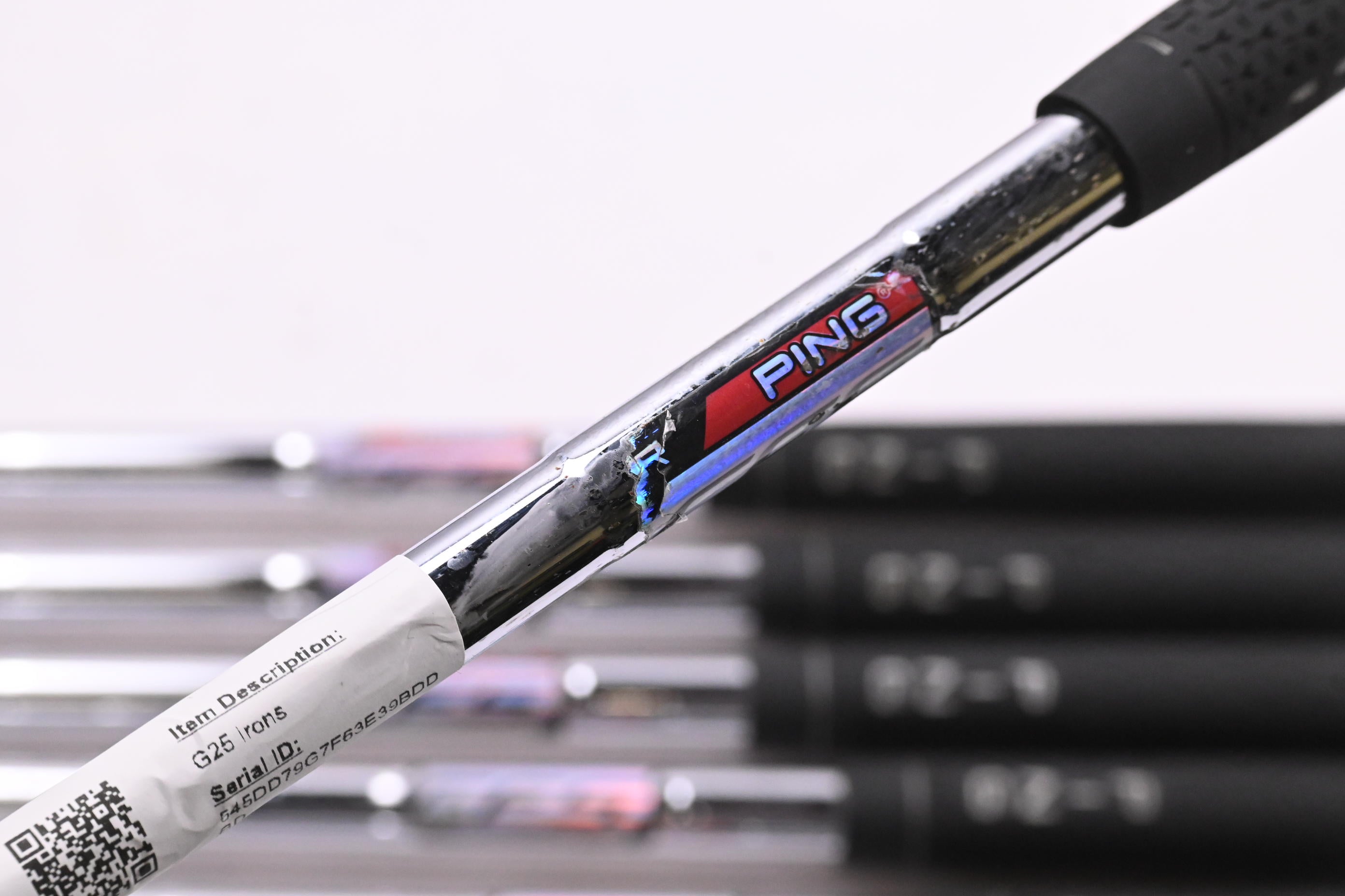 Ping G25 Irons / 5-PW+SW / Black Dot / Regular Flex Ping CFS Shaft
