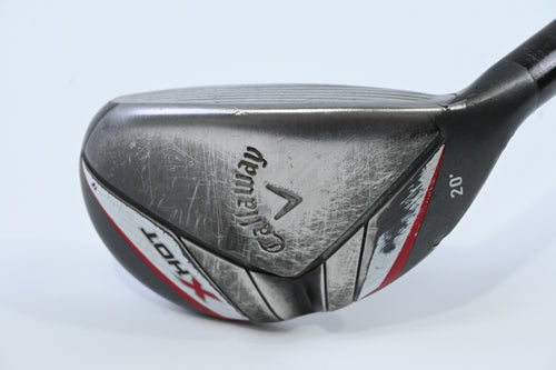 Callaway X Hot Pro #4 Hybrid / 20 Degree / Stiff Flex Project X PXv Shaft