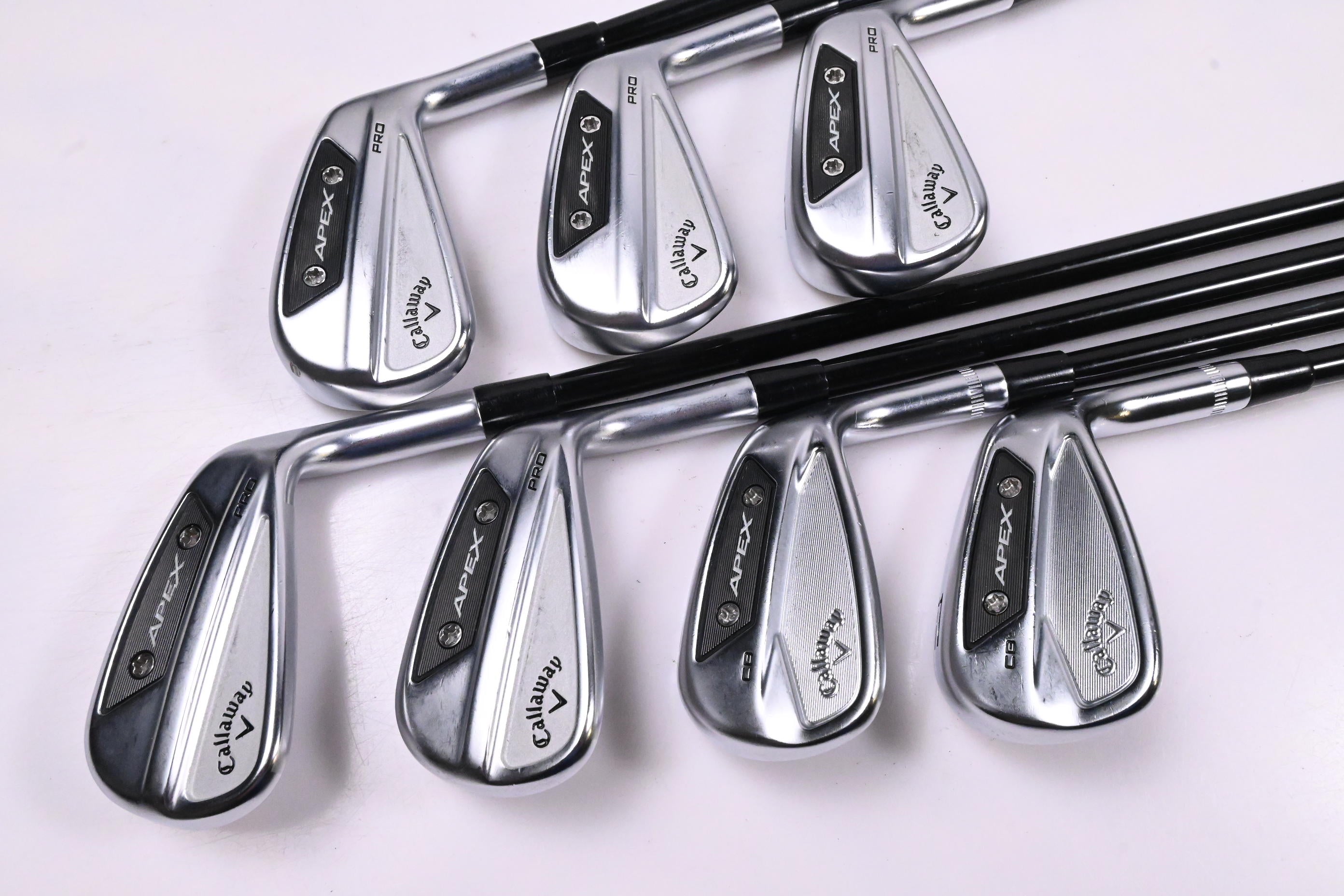 Callaway Apex Pro/CB 24 Irons / 5-PW+GW / Stiff Flex MMT 95 Shafts