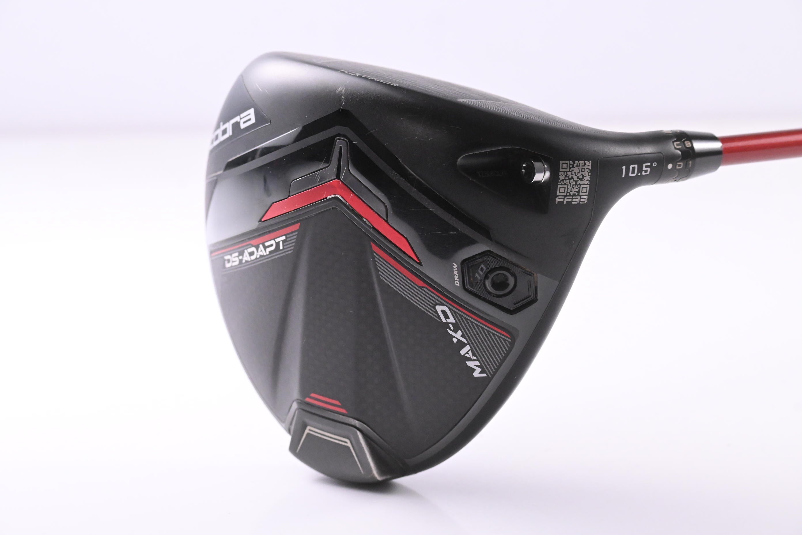Cobra DS-Adapt MAX-D Driver / 10.5 Degree / Stiff Flex Denali Red 50 Shaft
