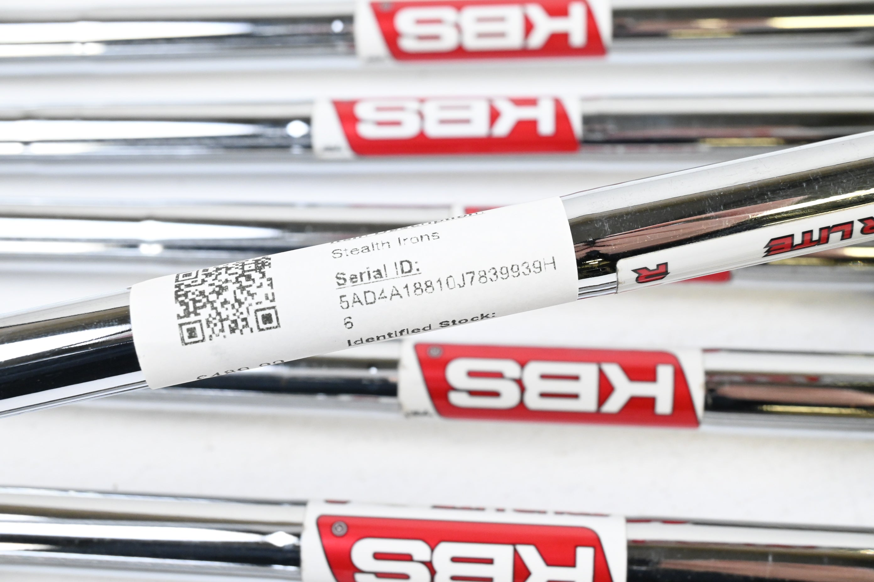 Taylormade Stealth Irons / 5-PW+GW / Regular Flex KBS Tour Lite Shafts