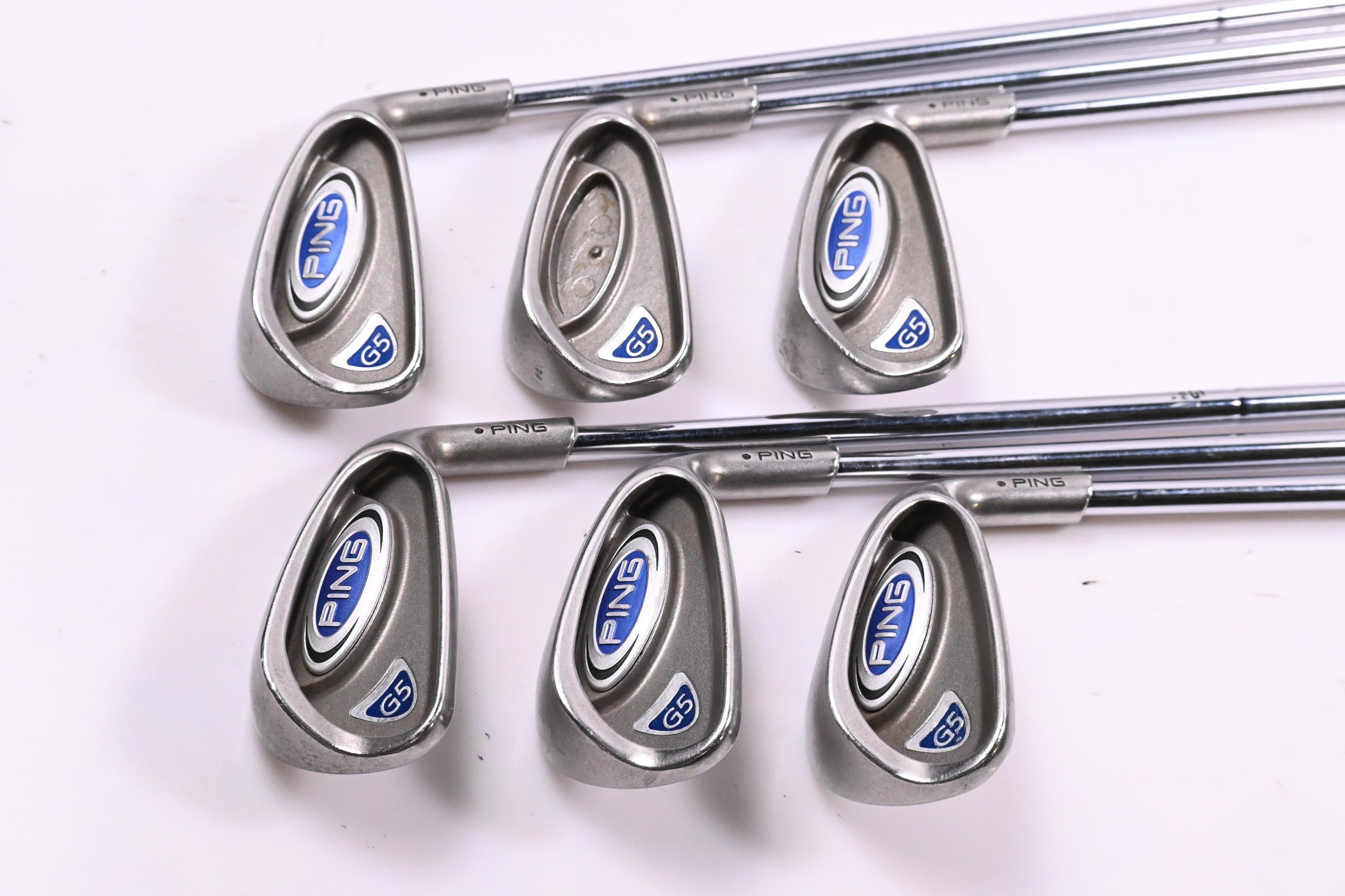Ping G5 Irons / 5-PW / Black Dot / Regular Flex Ping Shafts