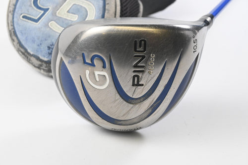 Ping G5 Driver / 10.5 Degree / Regular Flex Grafalloy ProLaunch Blue 65 Shaft