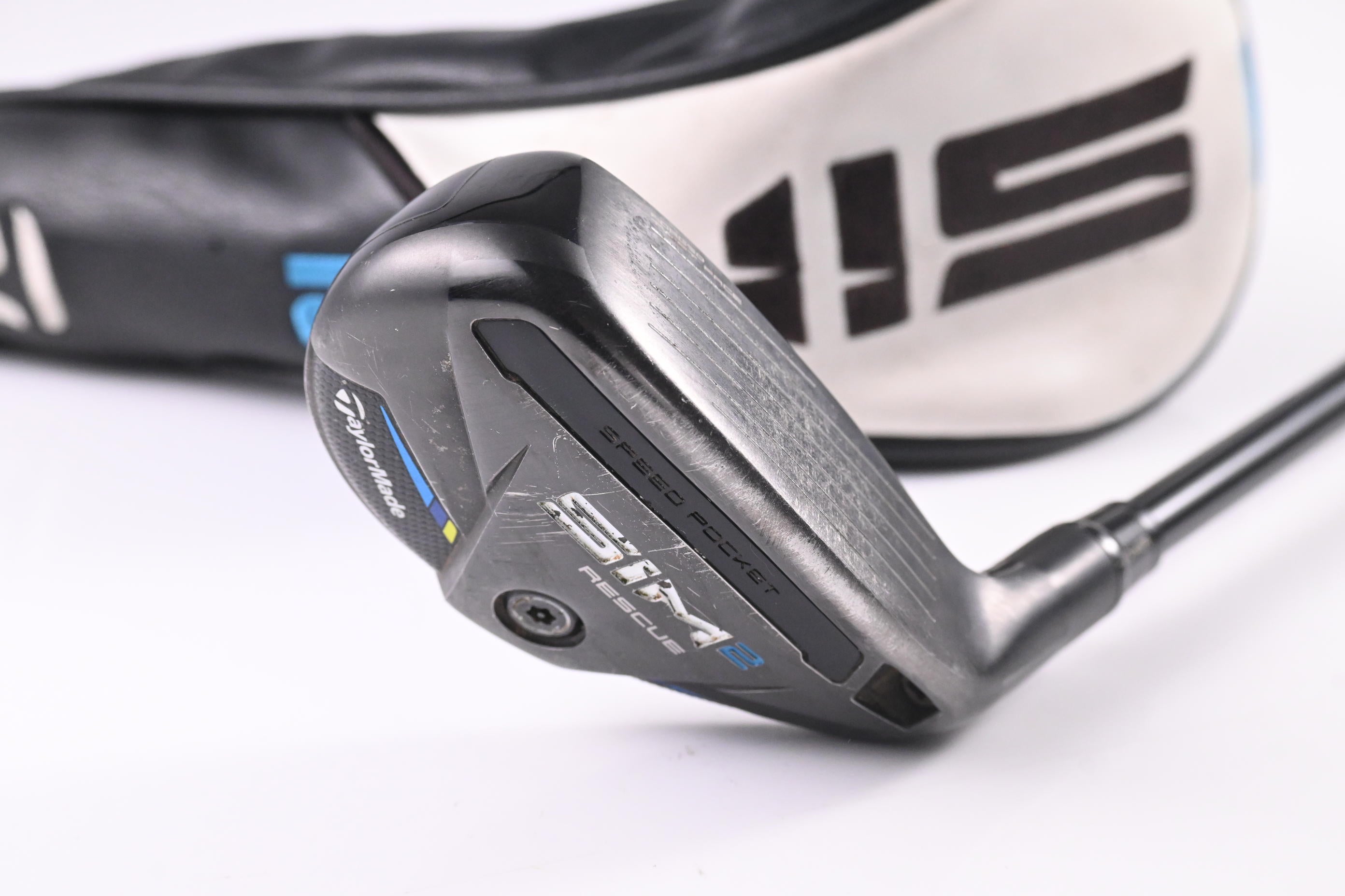 Taylormade SIM2 #2 Hybrid / 17 Degree / Stiff Flex Tensei AV Blue 80 Shaft