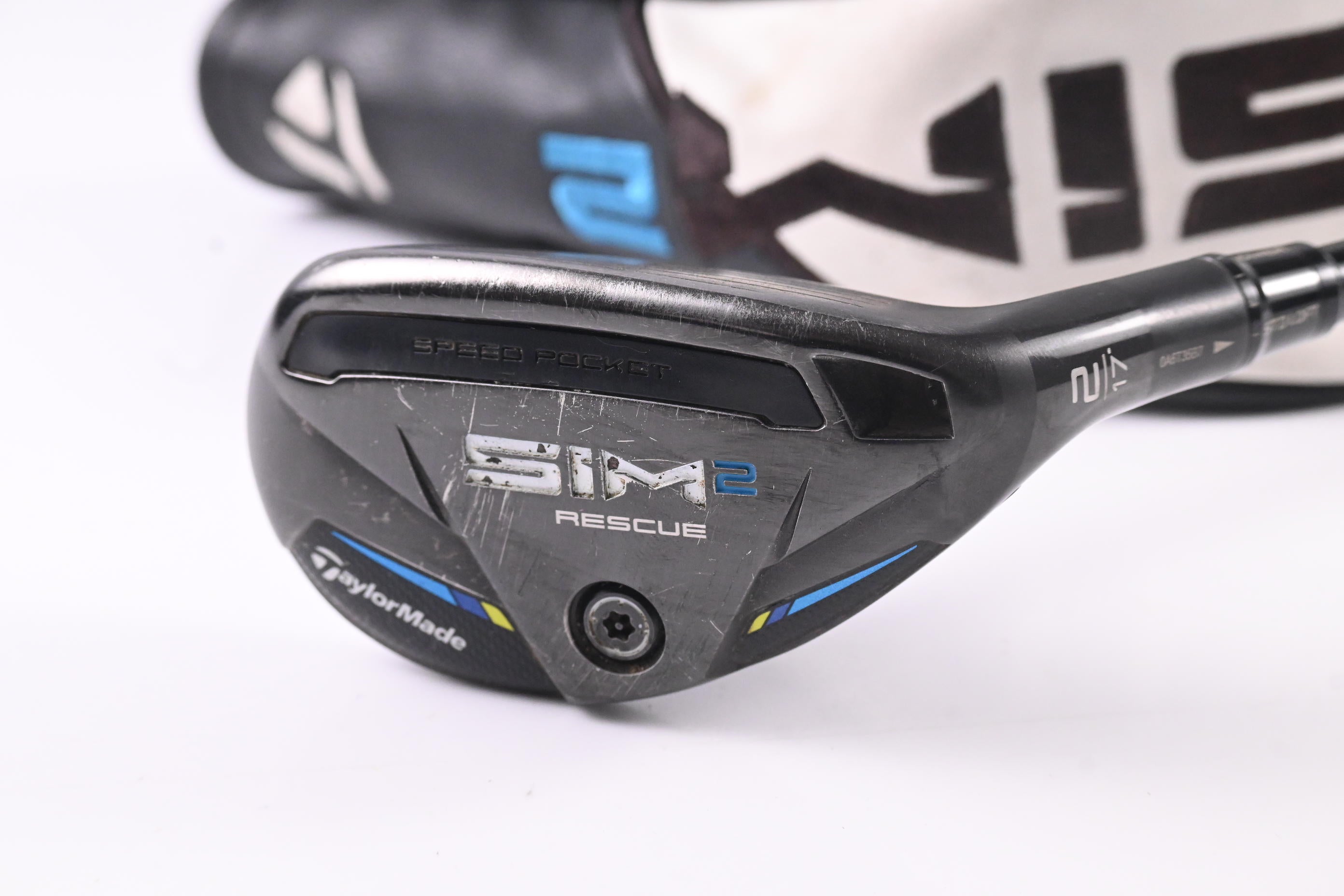 Taylormade SIM2 #2 Hybrid / 17 Degree / Stiff Flex Tensei AV Blue 80 Shaft