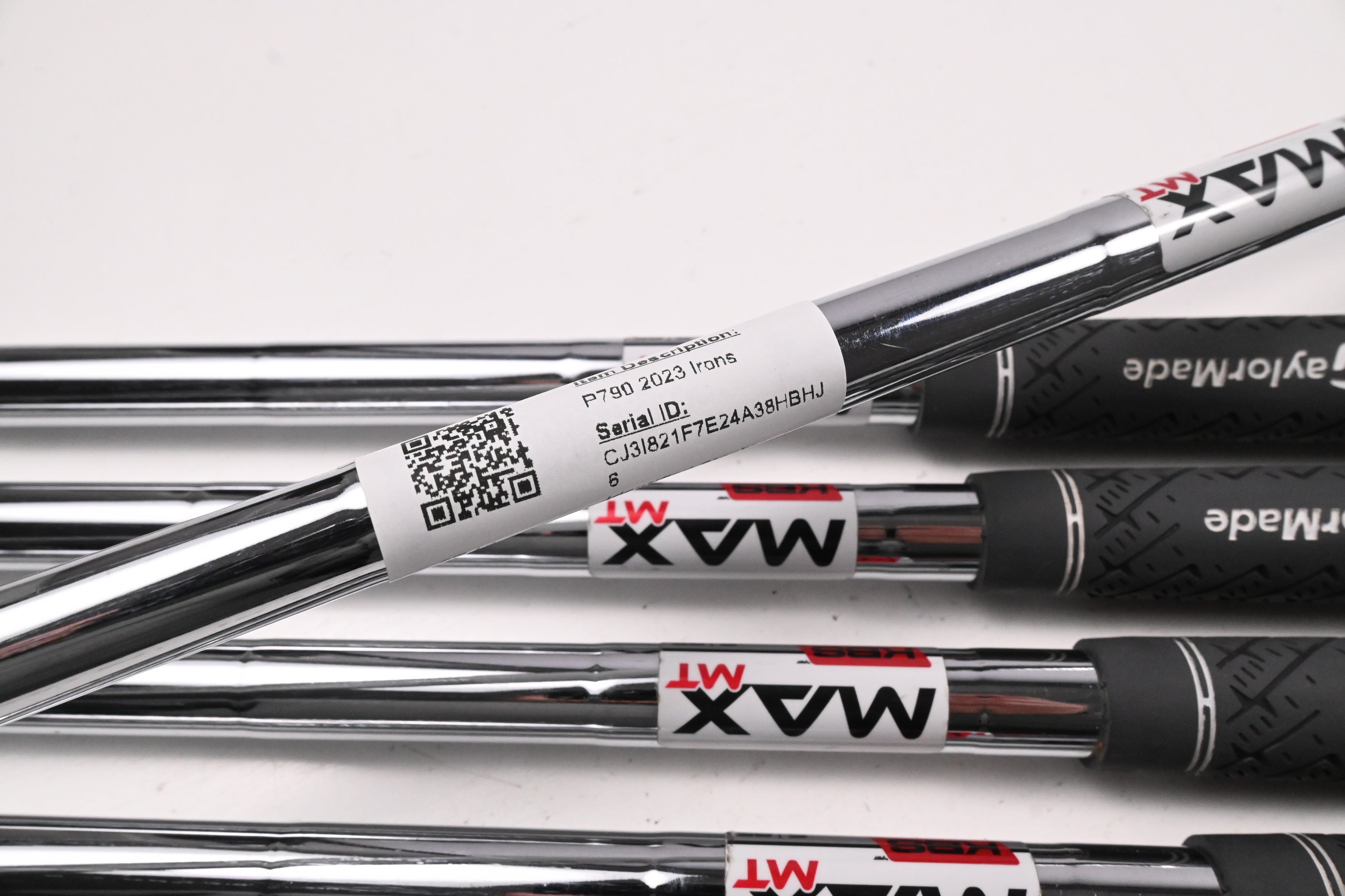 Taylormade P790 2023 Irons / 5-PW / Stiff Flex KBS Max MT 85 Shafts