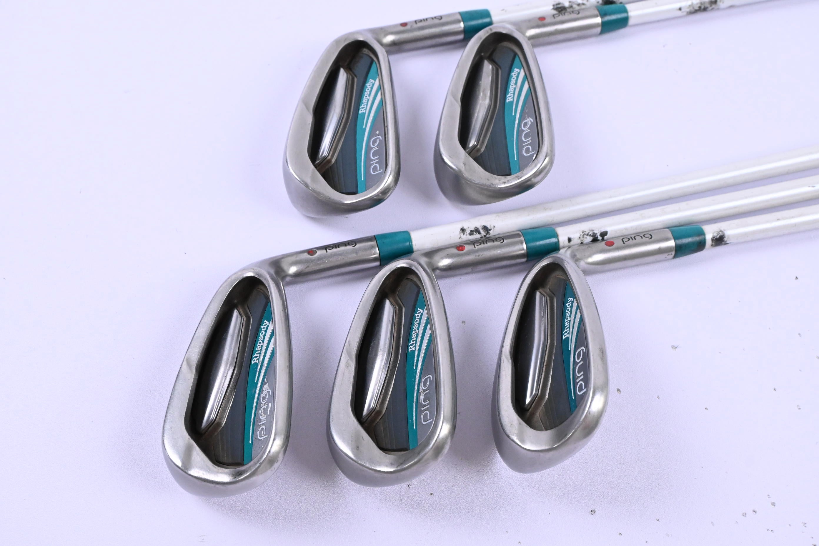 Ladies Ping Rhapsody 2015 Irons / 7-PW+SW / Red Dot / Ladies Flex ULT 220 Shafts