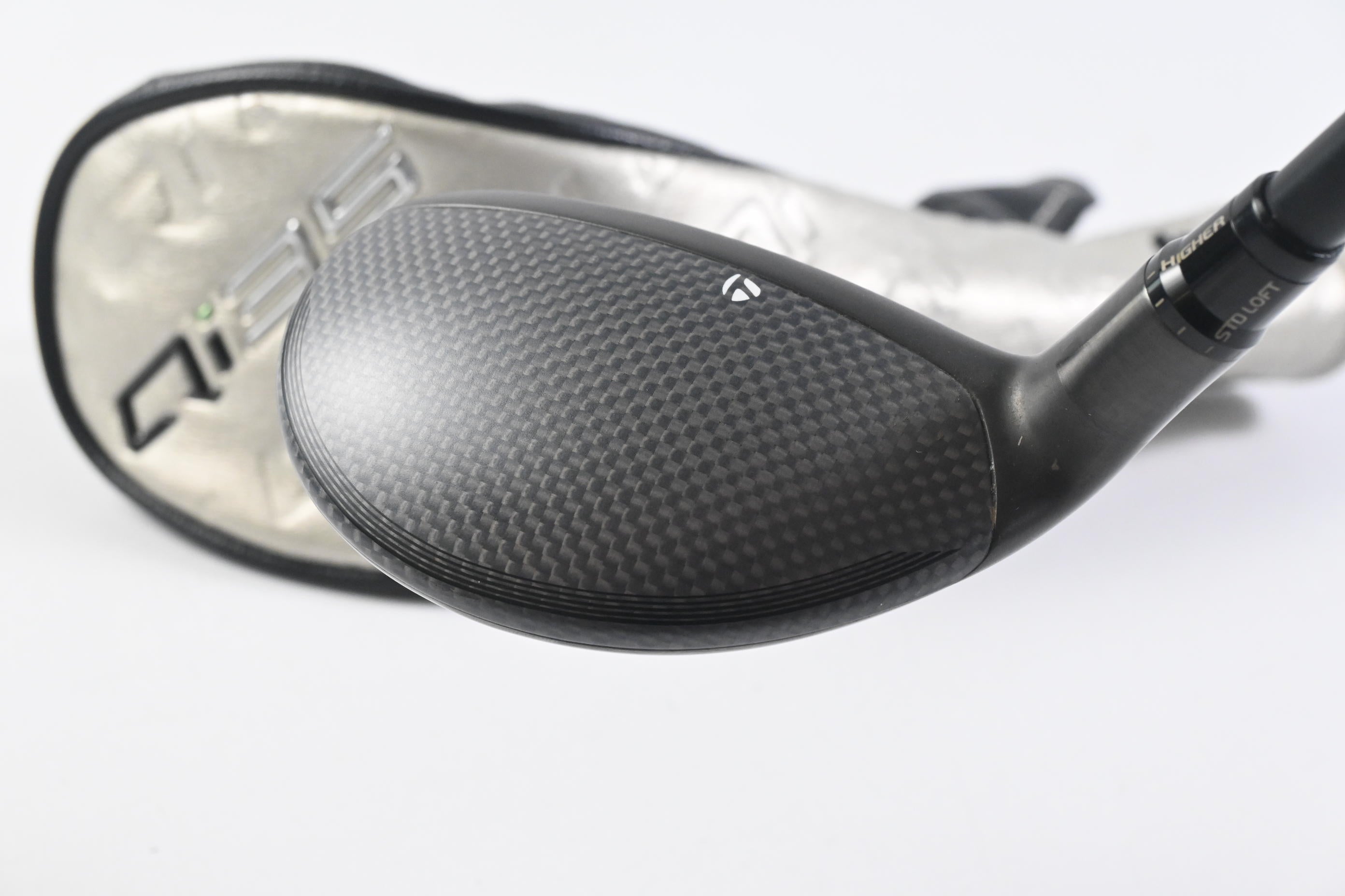 Left Hand Taylormade Qi35 #4 Hybrid / 22 Degree / Regular Flex Ventus Blue 6