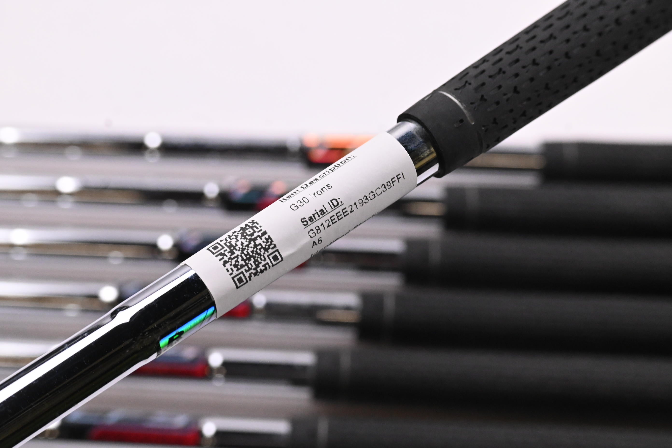 Left Hand Ping G30 Irons / 5-PW+SW / Black Dot / Regular Flex Ping CFS Shafts