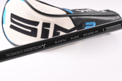 Taylormade SIM2 Ti #3 Wood / 15 Degree / Stiff Flex Tensei AV RAW Blue 65 Shaft
