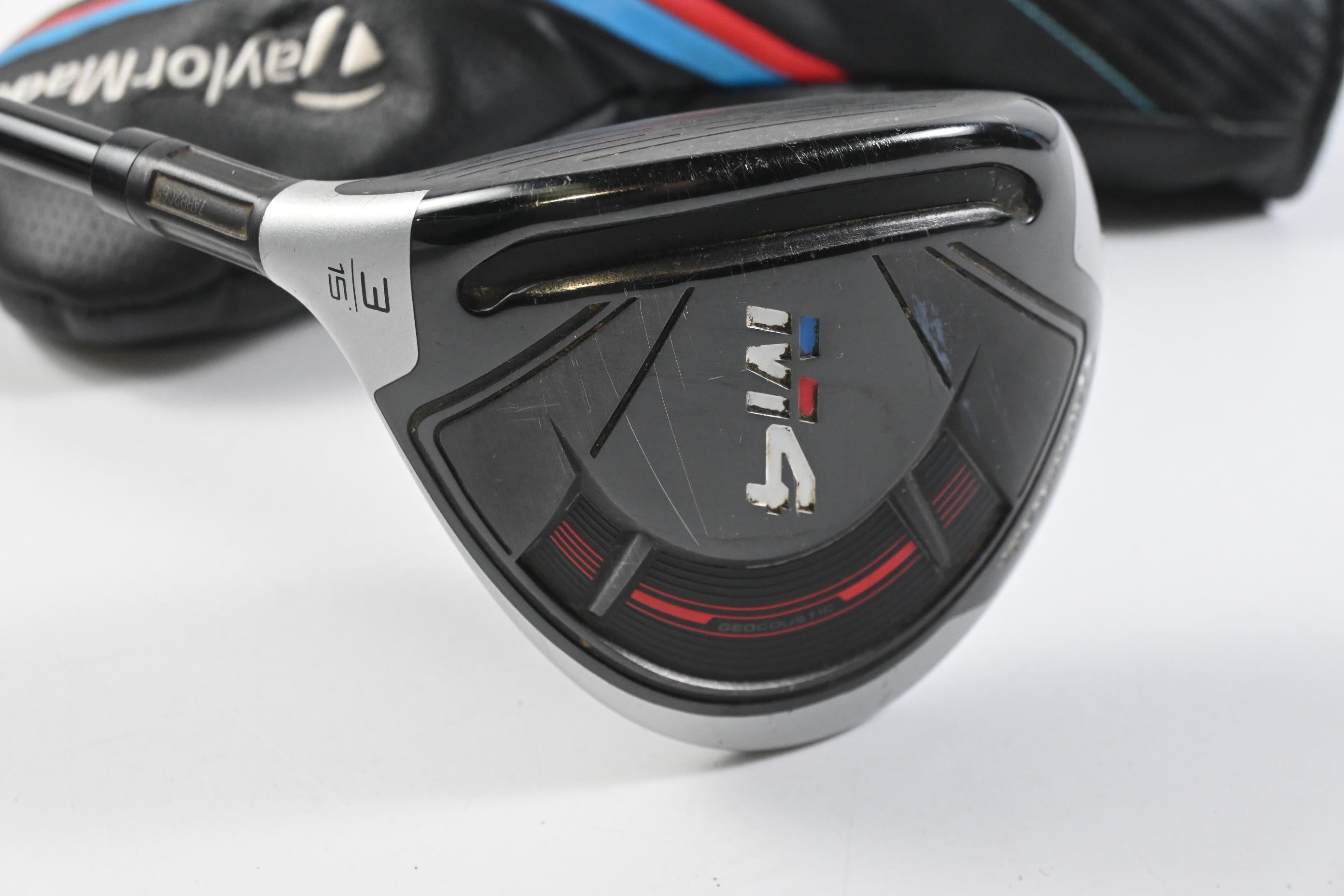 Left Hand Taylormade M4 #3 Wood / 15 Degree / Regular Flex Fujikura Atmos Red 5