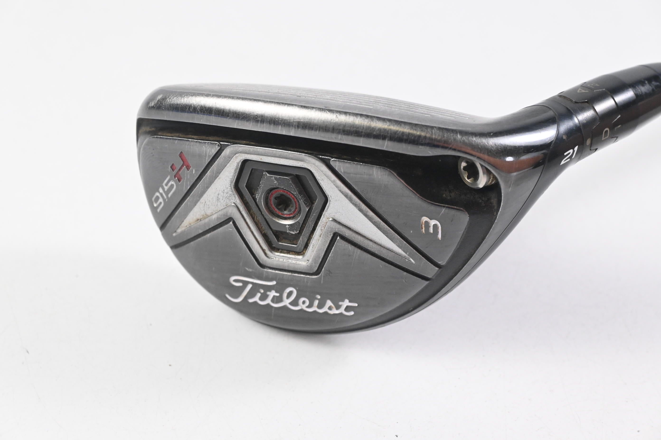 Titleist 915H #3 Hybrid / 21 Degree / Stiff Flex Aldila Rogue Black 85 Shaft