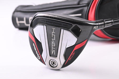 Taylormade Stealth Plus #3 Wood / 15 Degree / Stiff Flex HZRDUS Smoke RDX Red 75 Shaft