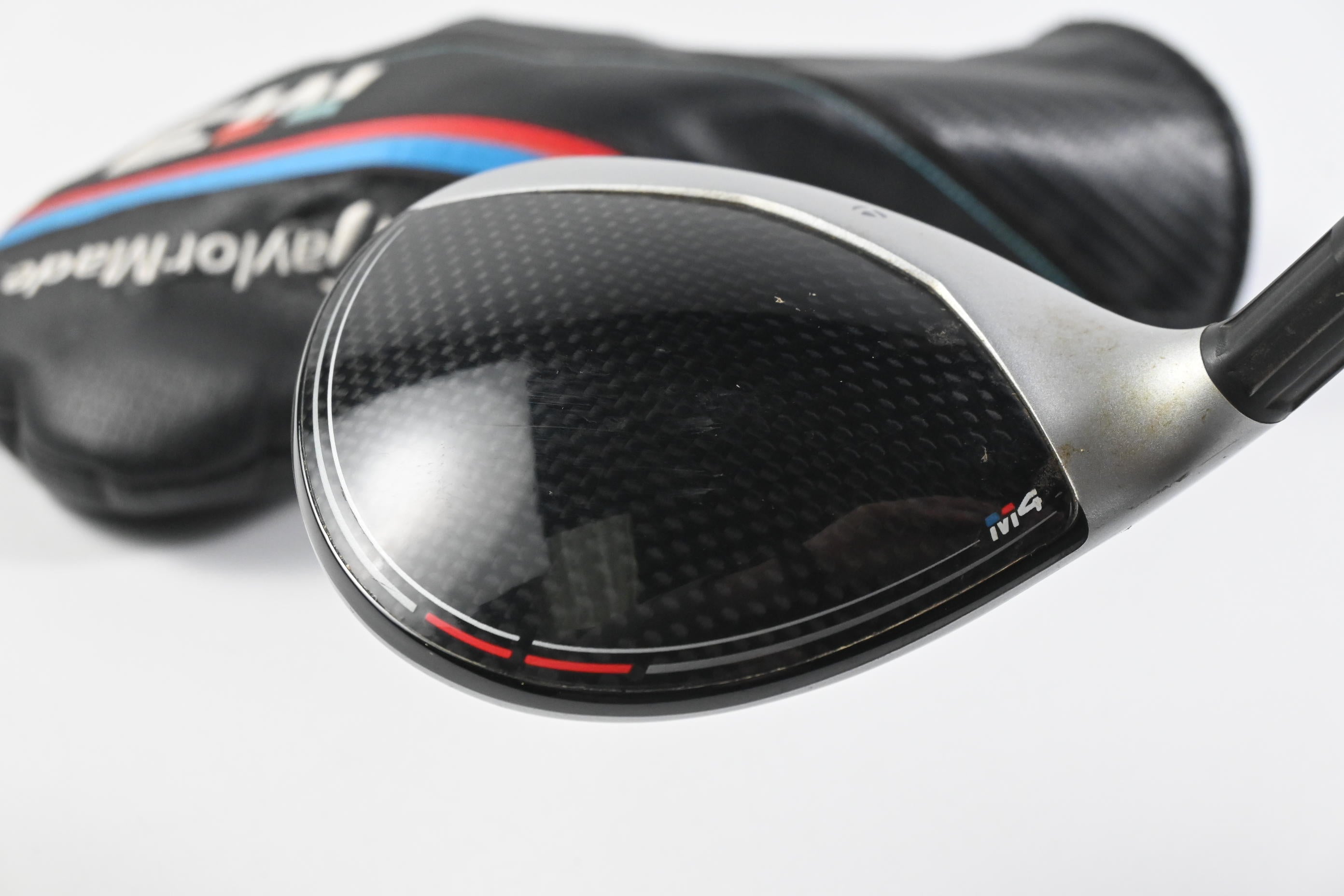 Left Hand Taylormade M4 #3 Wood / 15 Degree / Regular Flex Fujikura Atmos Red 5