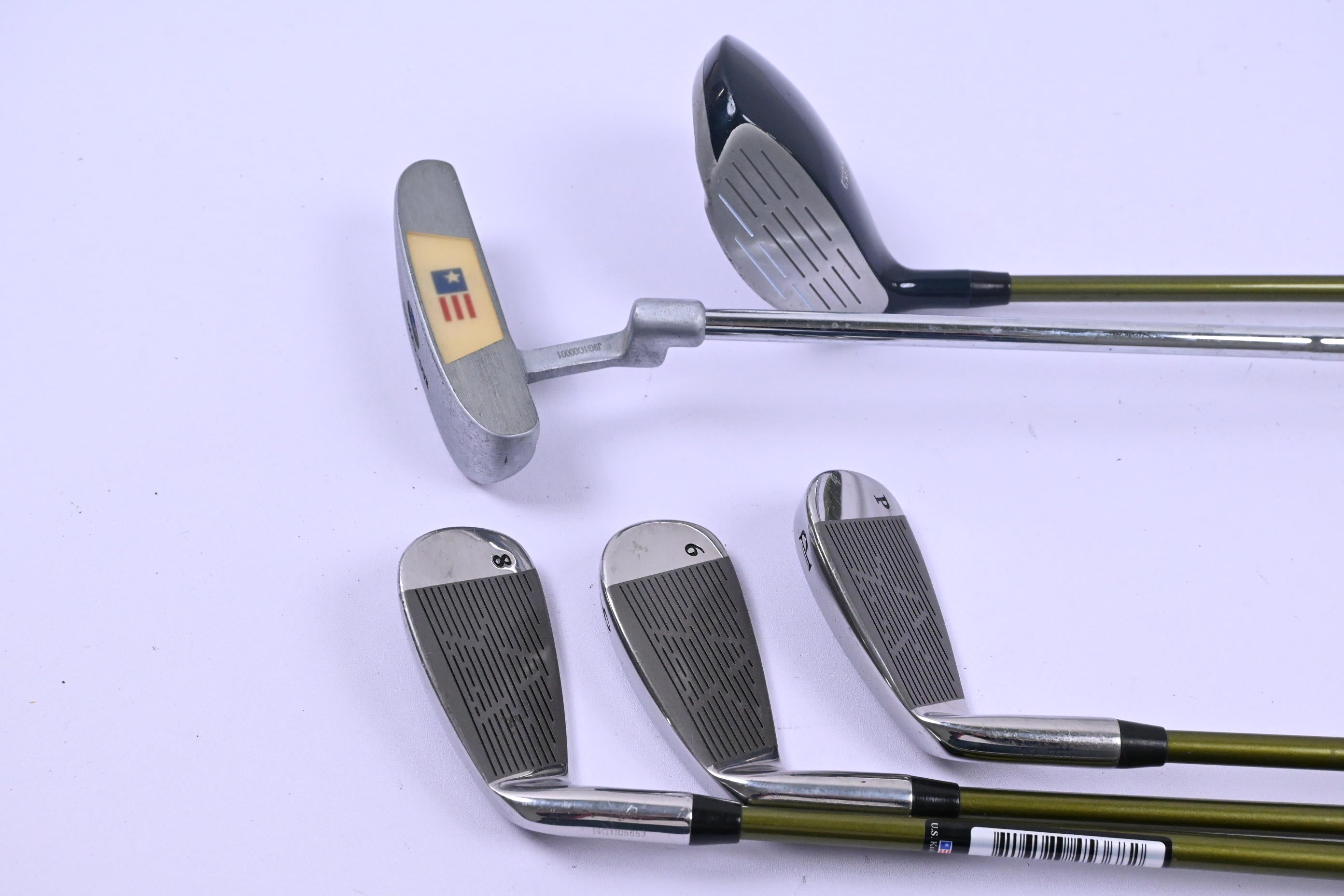 Junior US Kids Golf UL-18 Package Set / Wood, Irons, Putter & Bag