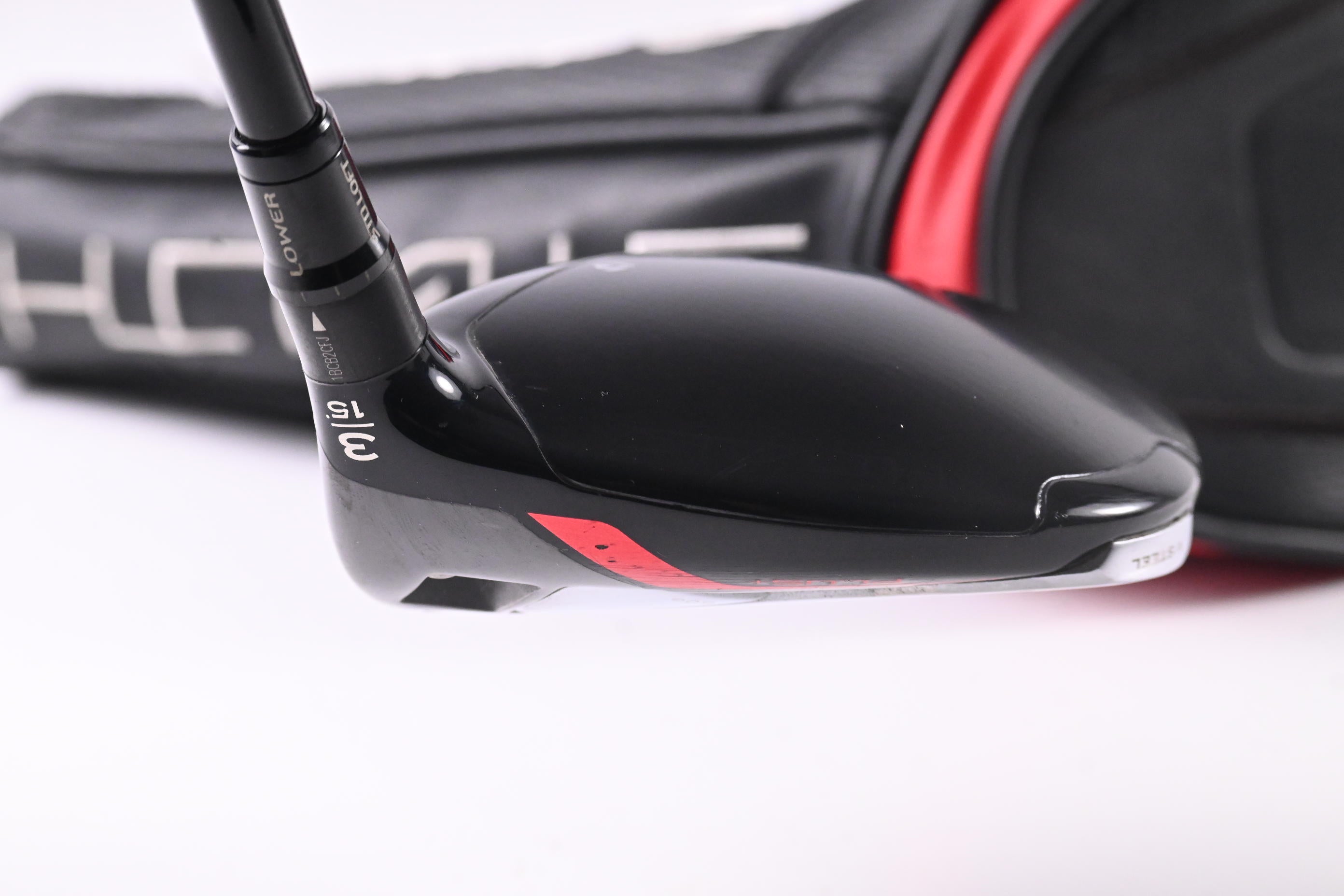 Taylormade Stealth Plus #3 Wood / 15 Degree / Stiff Flex HZRDUS Smoke RDX Red 75 Shaft