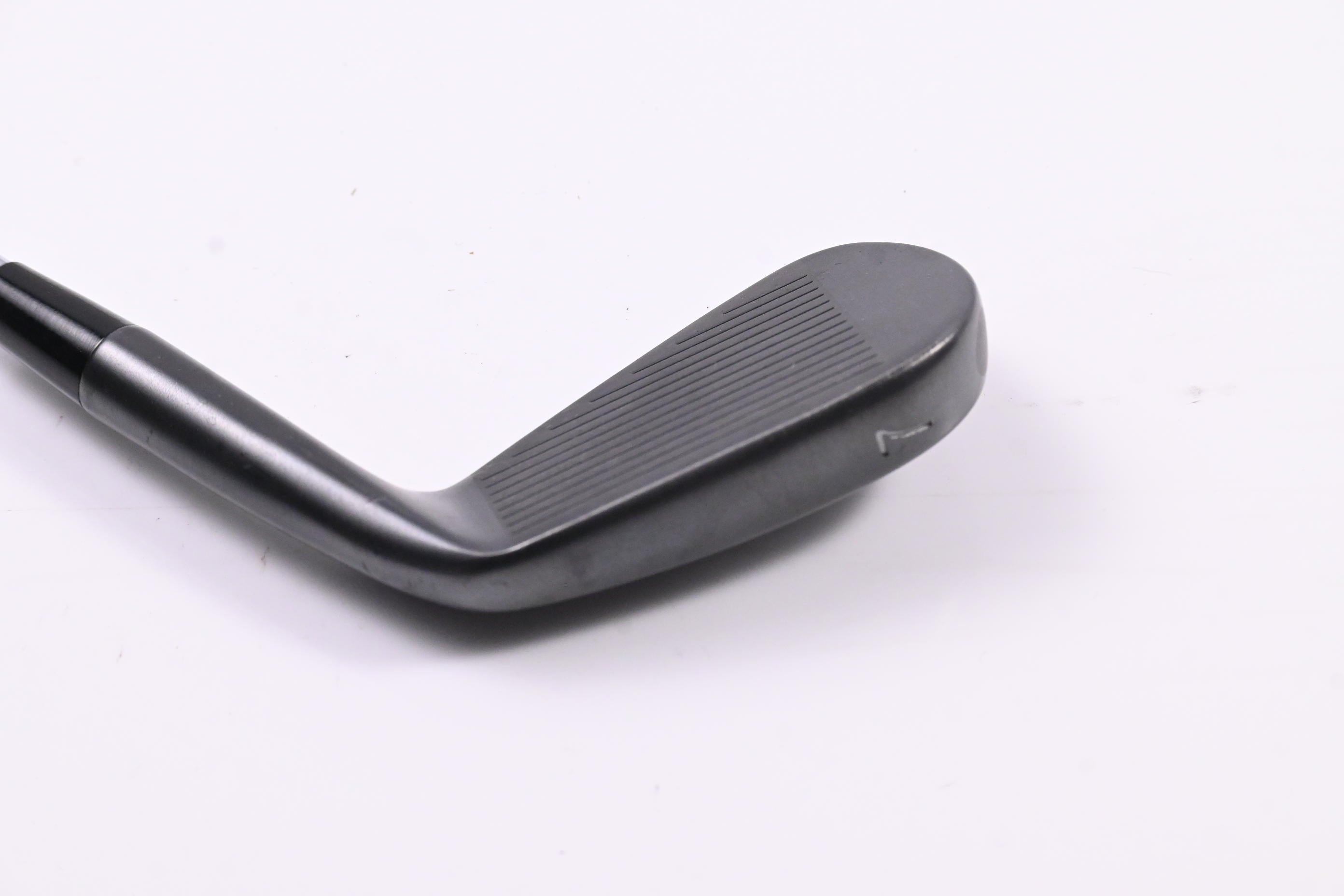 Left Hand Cobra King Forged MB Black #7 Iron / Stiff Flex KBS Tour FLT 120 Shaft