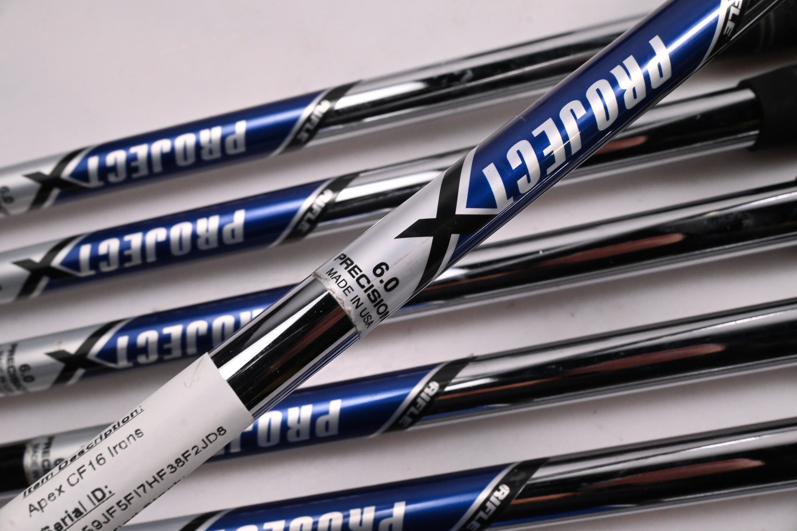 Callaway Apex CF16 Irons / 4-PW+AW / Stiff Flex Project X Precision Shafts