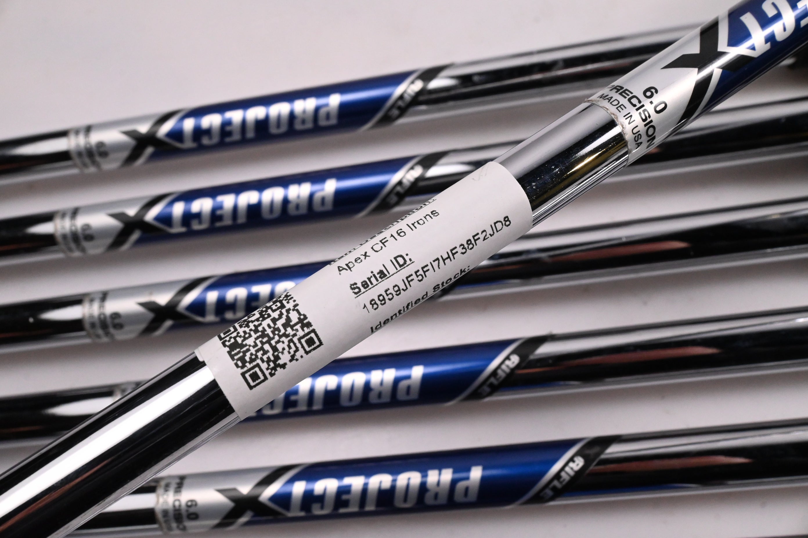 Callaway Apex CF16 Irons / 4-PW+AW / Stiff Flex Project X Precision Shafts