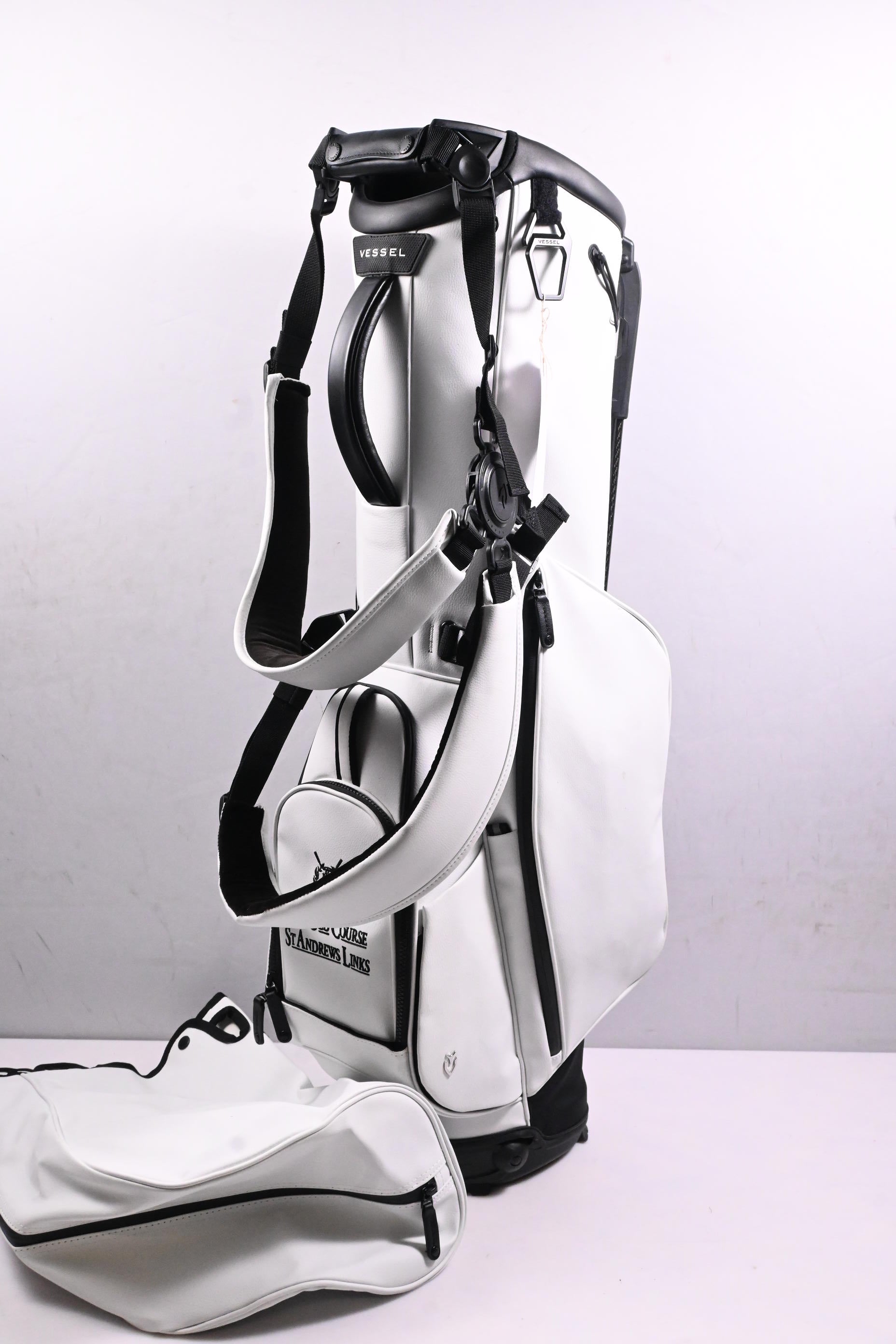 Vessel Premium LUX Looper Stand Bag / 4-Way Divider / White & Black