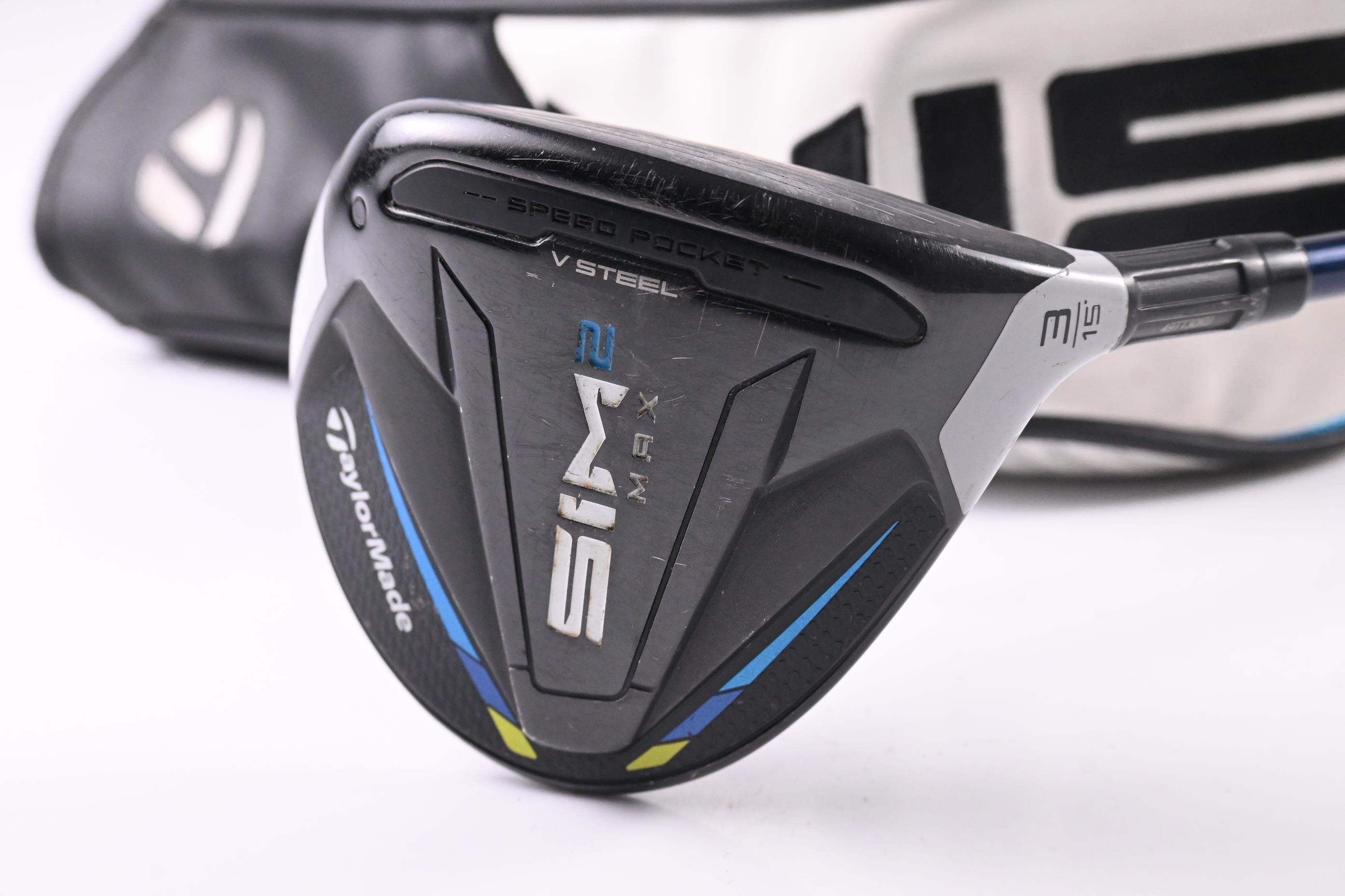 Taylormade SIM2 Max #3 Wood / 15 Degree / Regular Flex Ventus Blue 5 Shaft