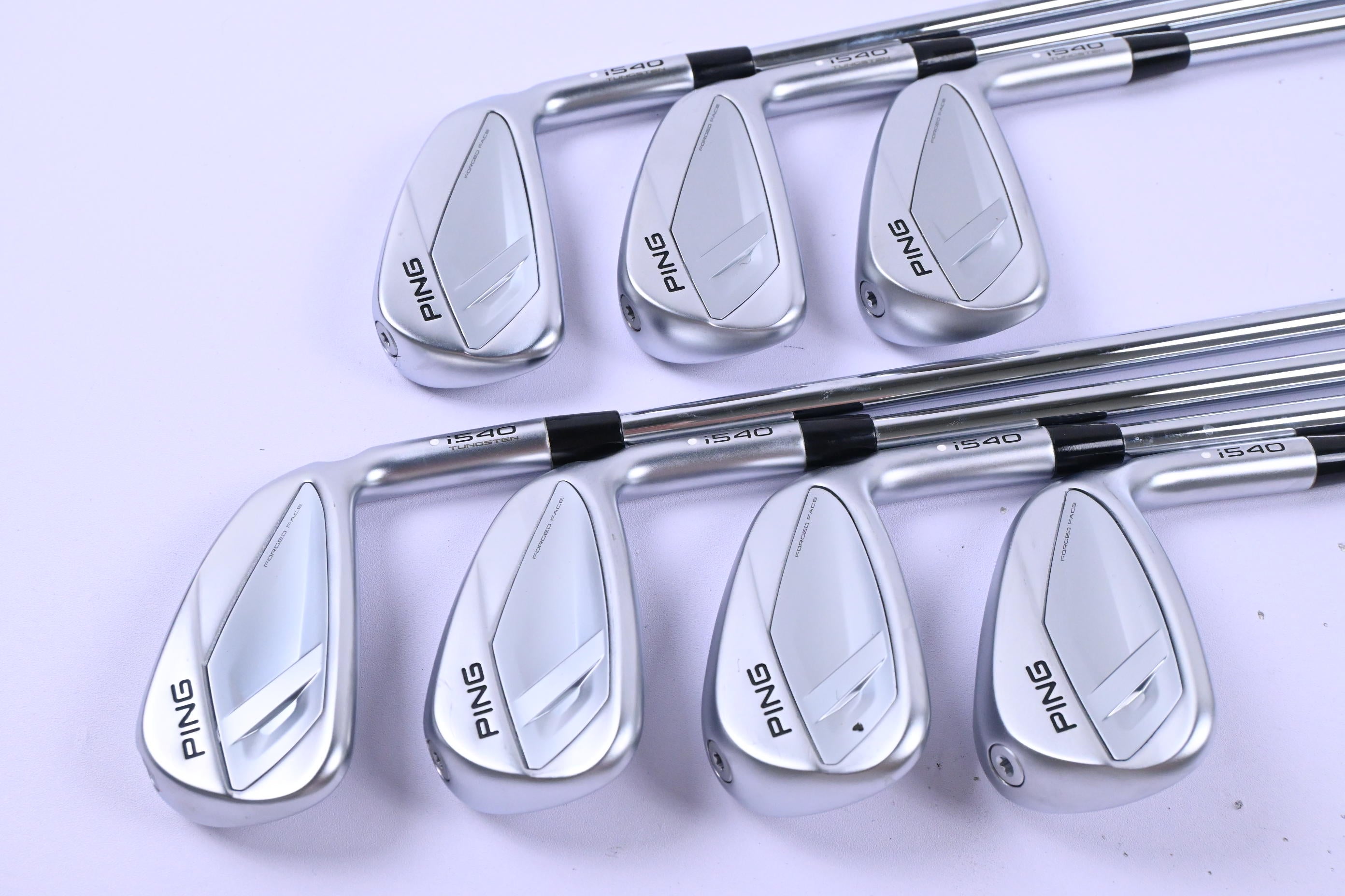 Ping i540 Irons / 4-PW / White Dot / Stiff Flex N.S.PRO Modus 3 115 Shafts