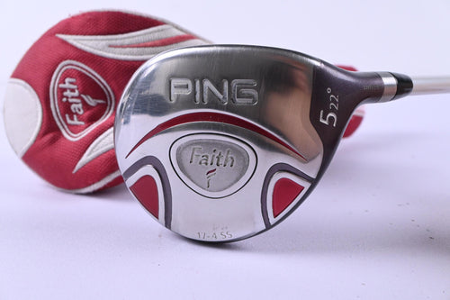 Ladies Ping Faith #5 Wood / 22 Degree / Ladies Flex Ping ULT 200 Shaft