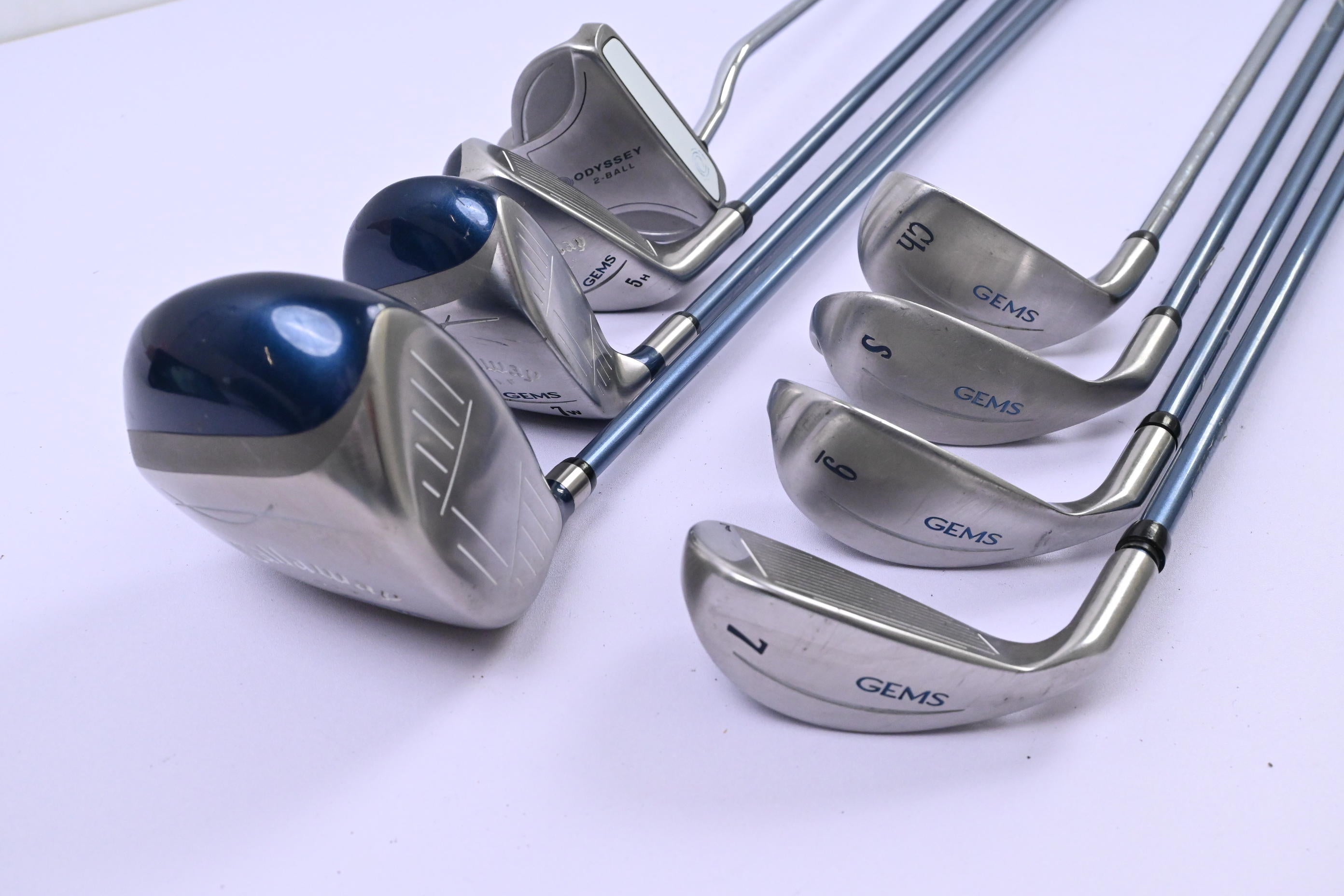Ladies Callaway Gems Package Set / Woods, Irons, Chipper, Putter, Bag