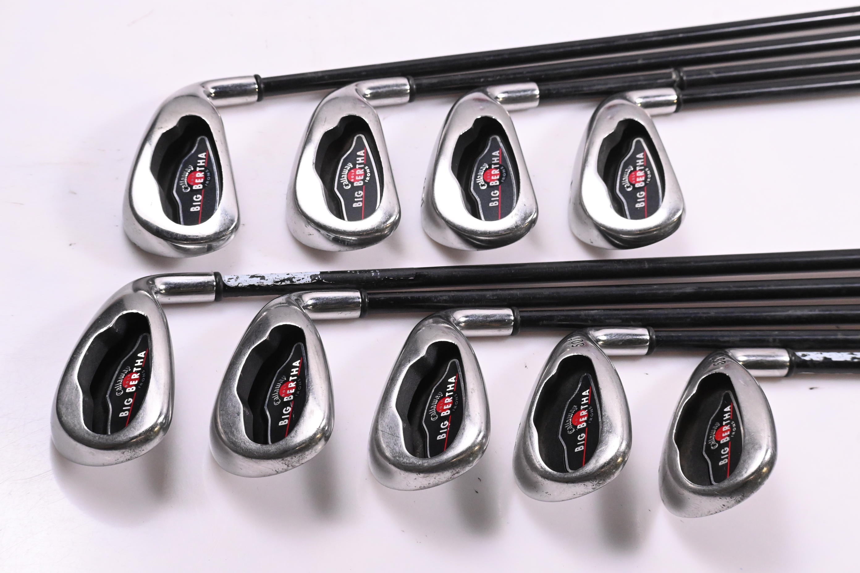 Callaway Big Bertha 2004 Irons / 4-10i+GW+SW / Regular Flex Callaway RCH 75