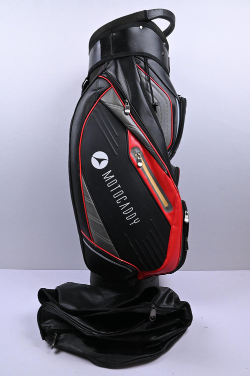 Motocaddy Cart Bag / 14-Way Divider / Black & Red