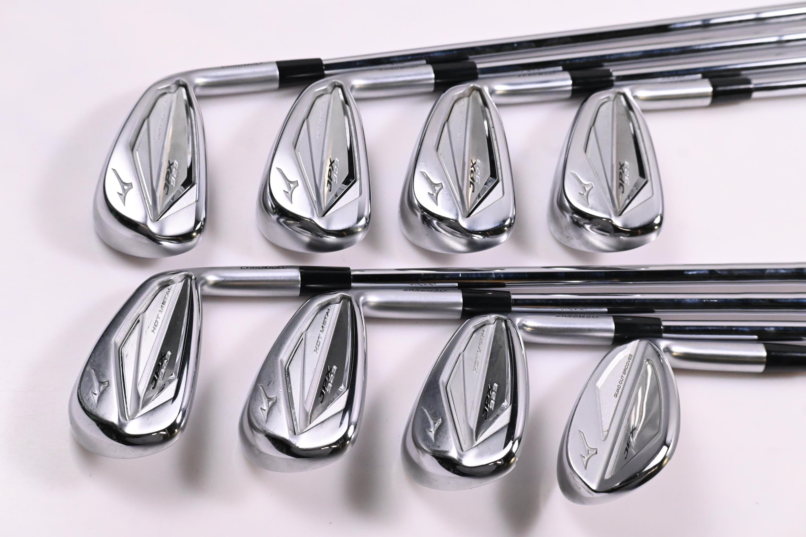 Mizuno JPX 923 Hot Metal HL Irons / 4-PW+SW / Regular Flex KBS $-Taper Lite 95