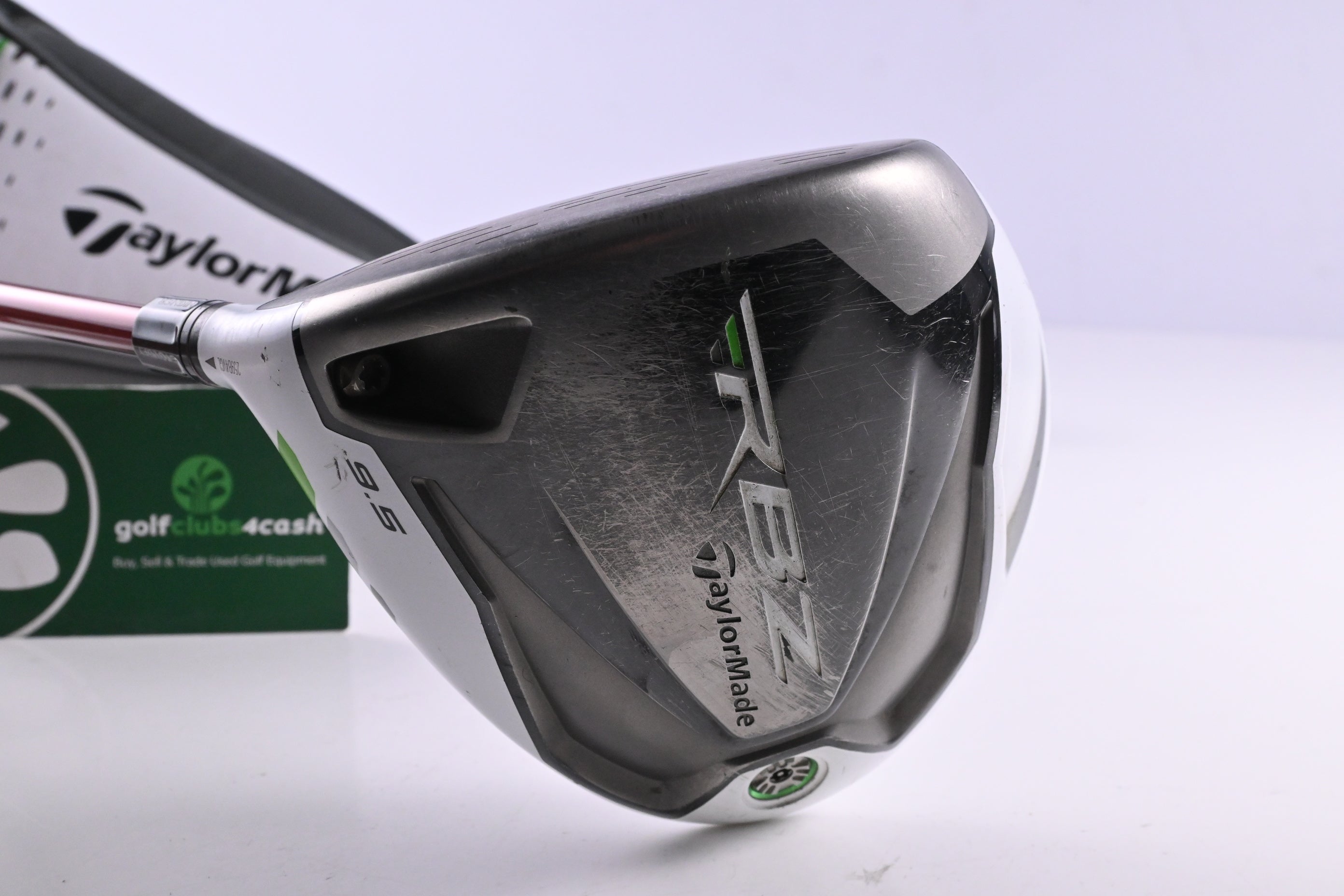 Left Hand Taylormade RBZ Driver / 9.5 Degree / X-Flex Fujikura Motore F1 55