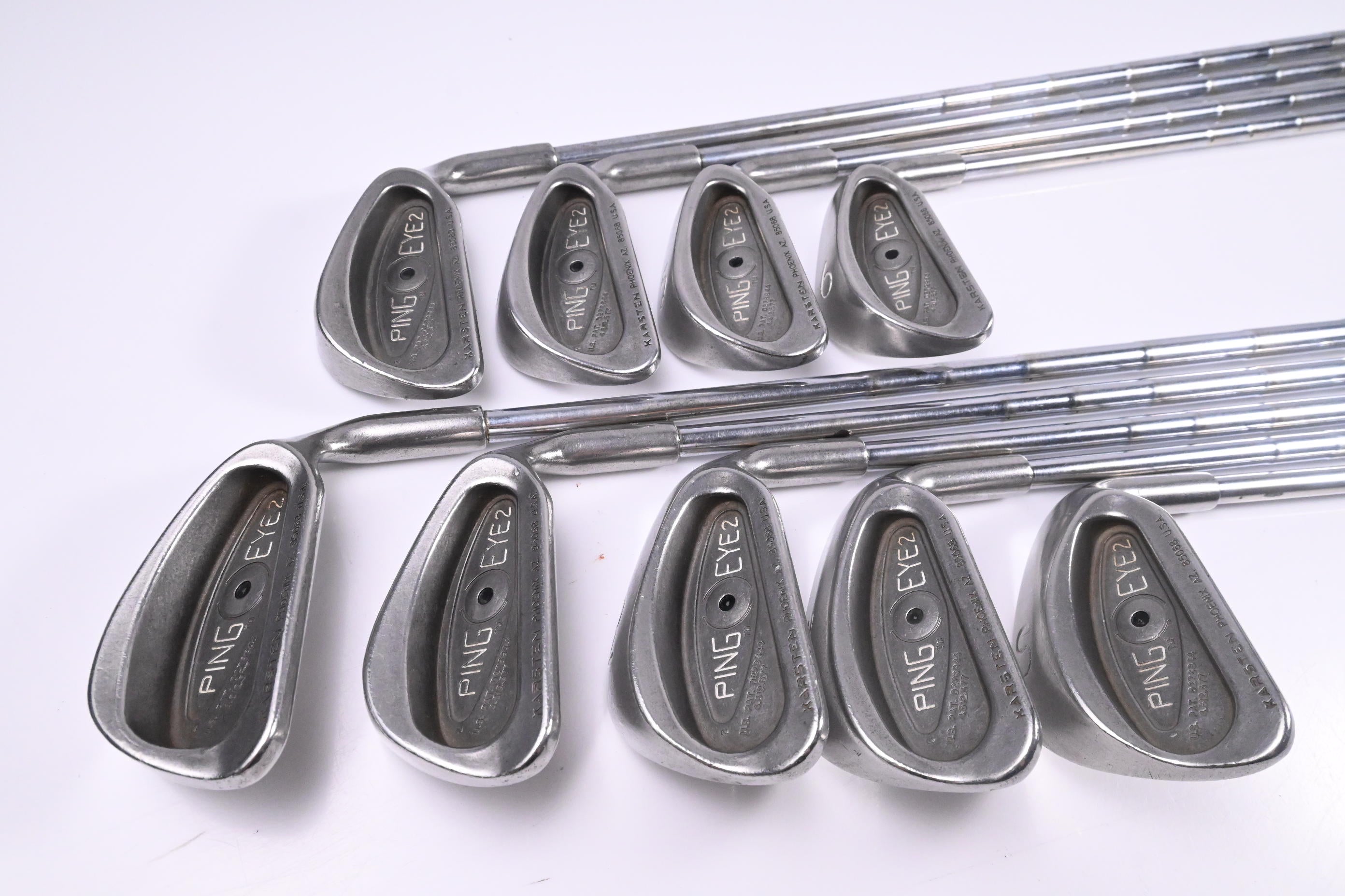 Ping Eye 2 Irons / 3-PW+SW / Black Dot / Stiff Flex Ping ZZ-Lite Shafts