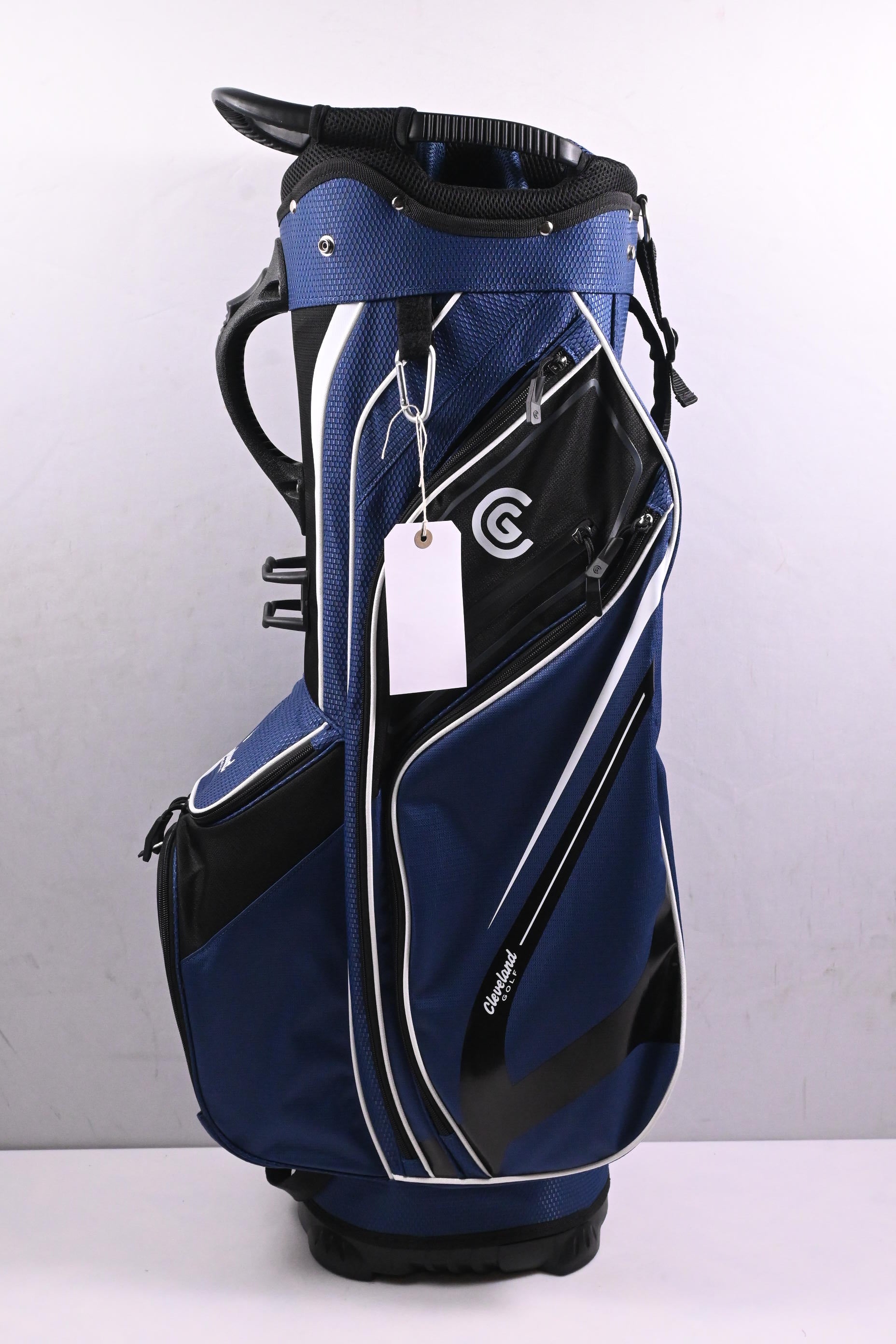Cleveland Friday Cart Bag / 14-Way Divider / Black & Blue