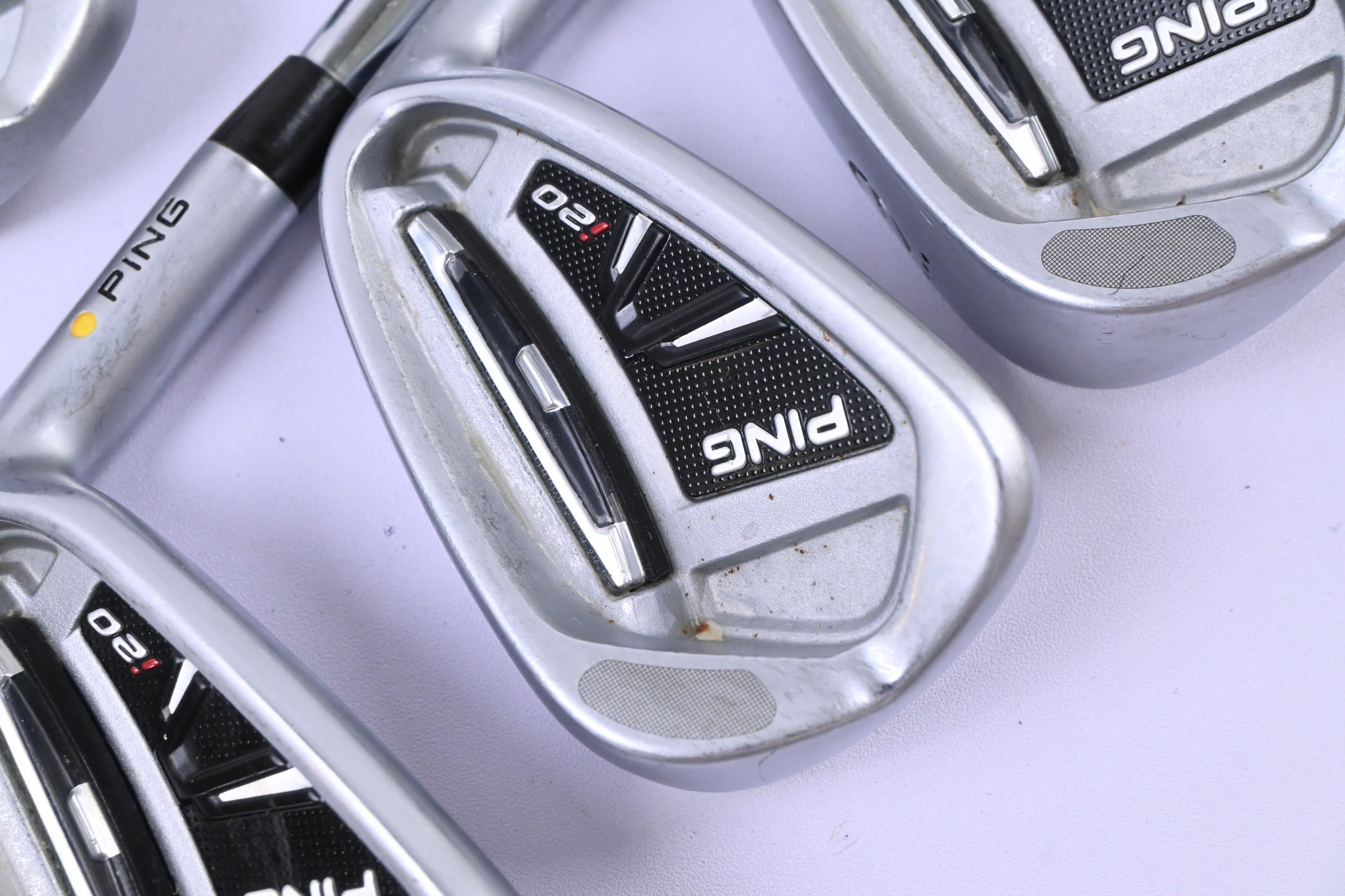 Ping i20 Irons / 4-PW / Yellow Dot / Regular Flex Ping CFS Shafts