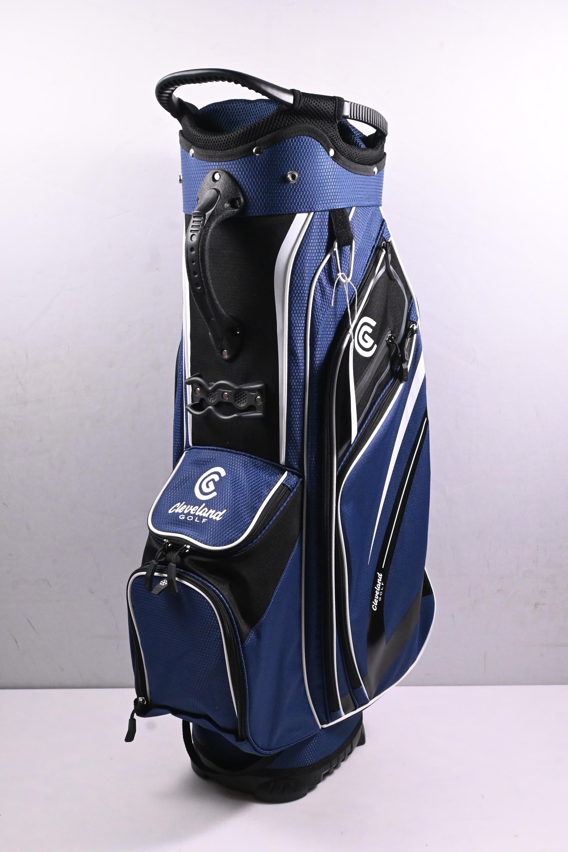 Cleveland Friday Cart Bag / 14-Way Divider / Black & Blue